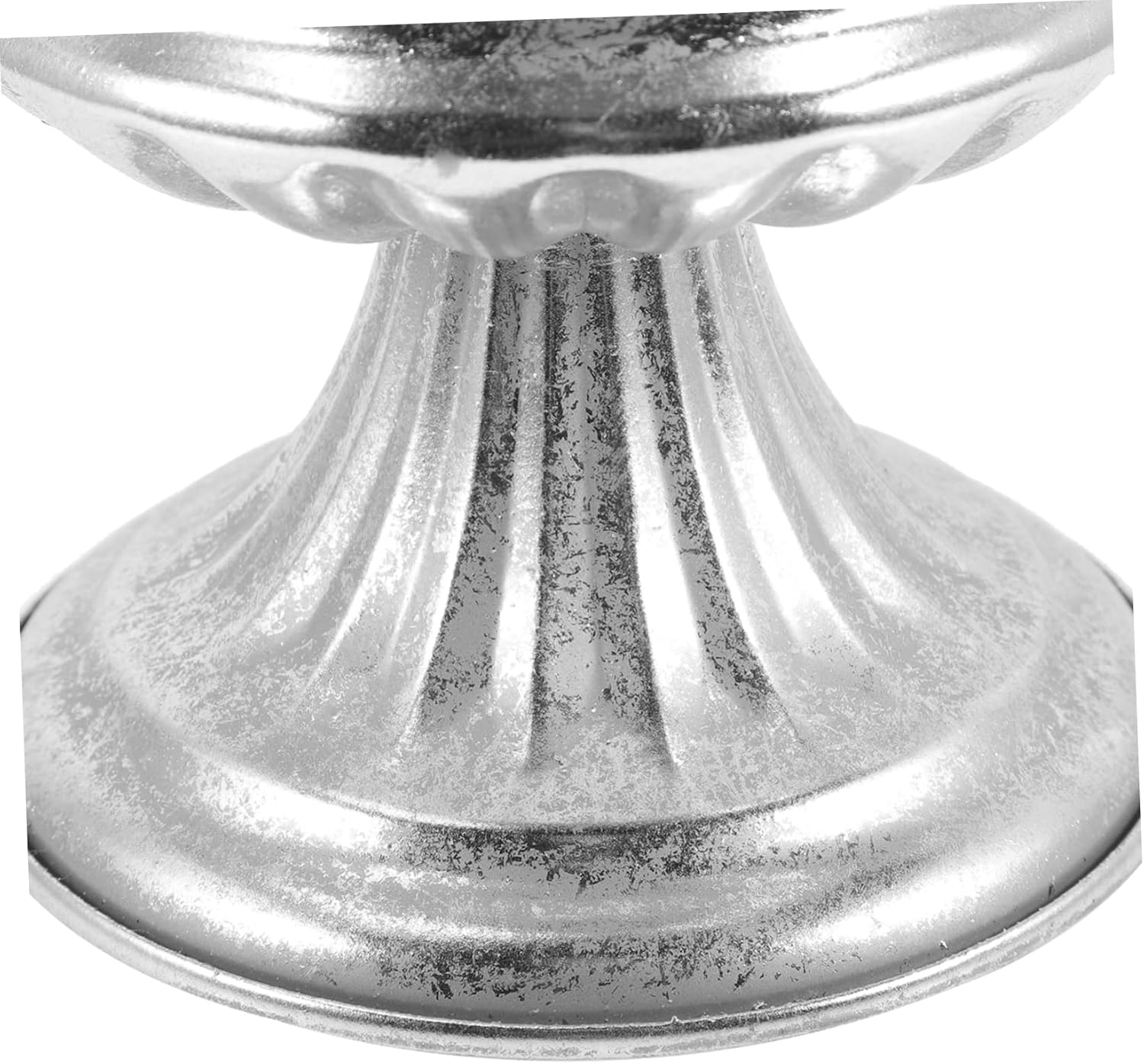 Vintage Silver Flower Vase for Home and Office Decor