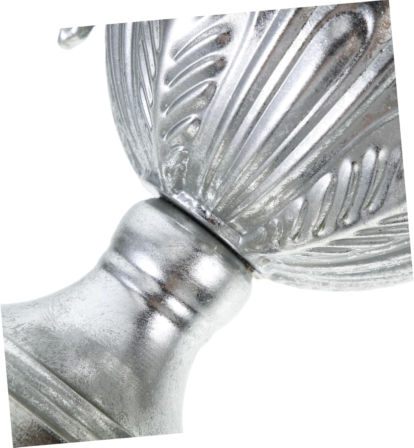 Vintage Iron Art Vase for Rustic Farmhouse Decor