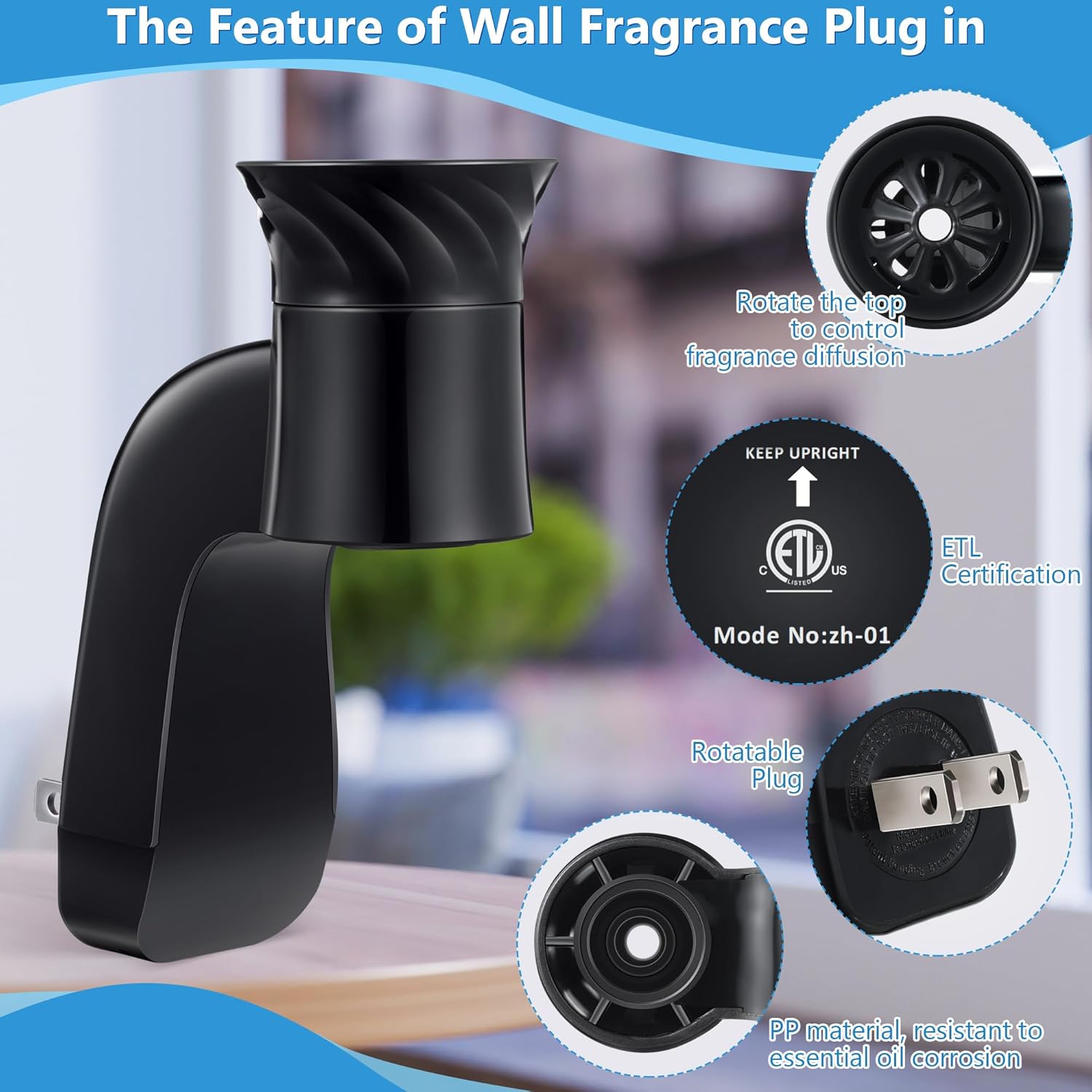 Hohean 1 Pack Wall Fragrance Plug In Compatible with Bath and Body Works