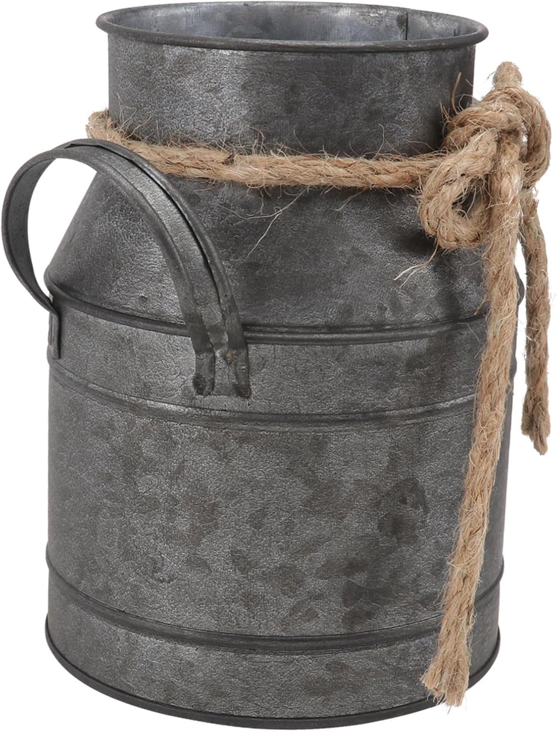 Retro Iron Flower Bucket Pot Vase for Home Decor