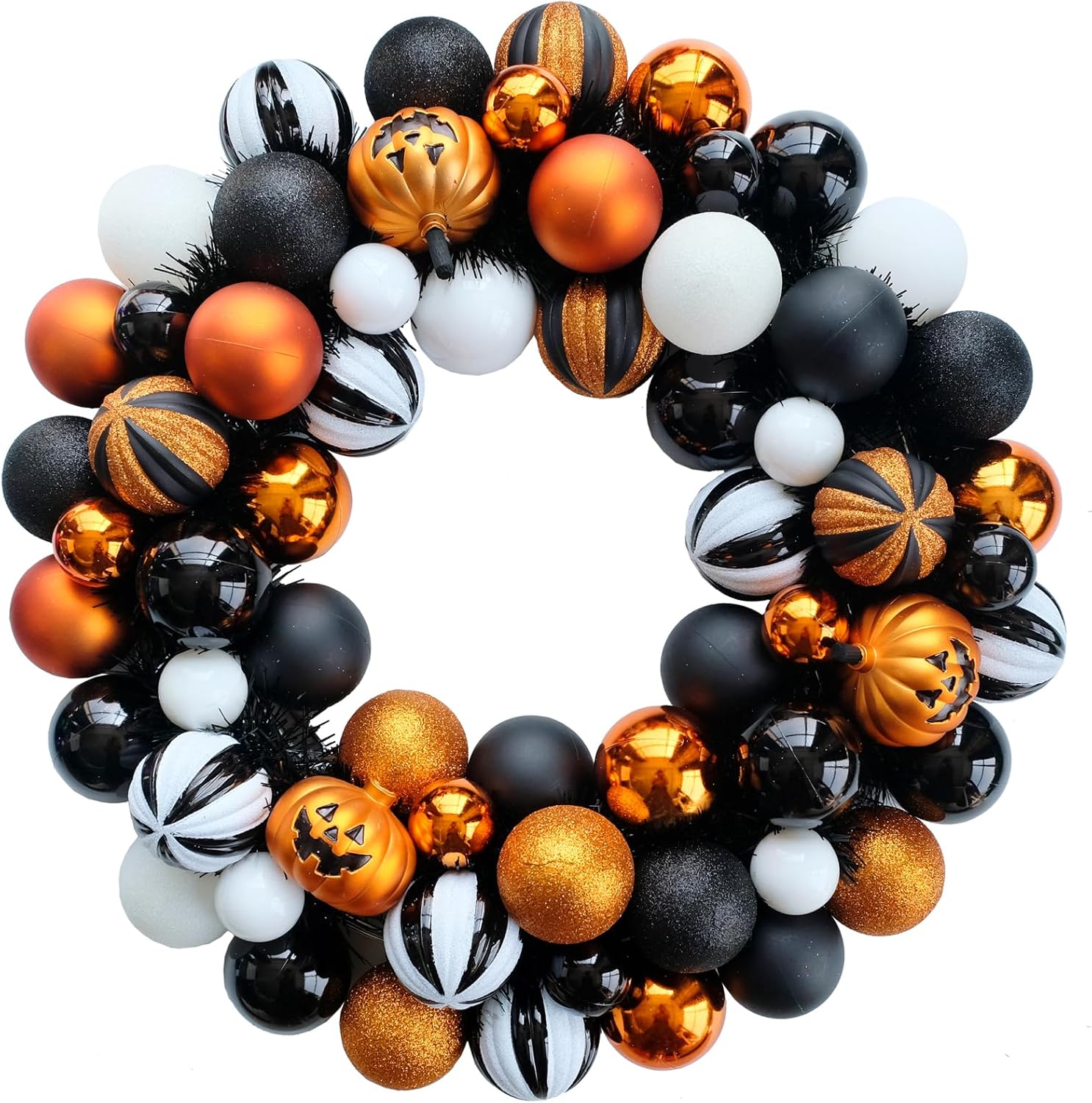 Bibelot 18 Inch Halloween Wreath for Front Door Decor