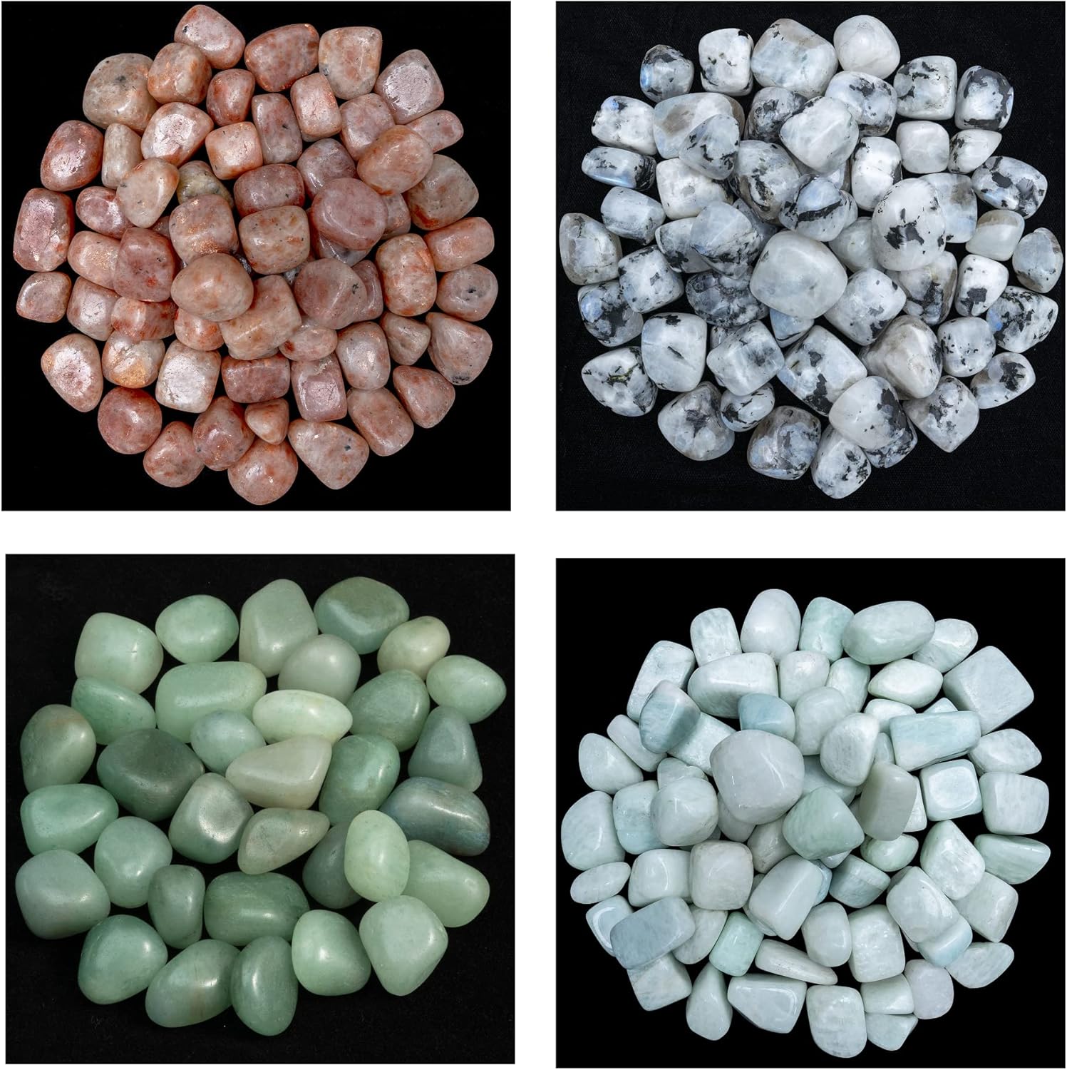 ZAICUS Tumbled Stones for Decor Jewelry Feng Shui