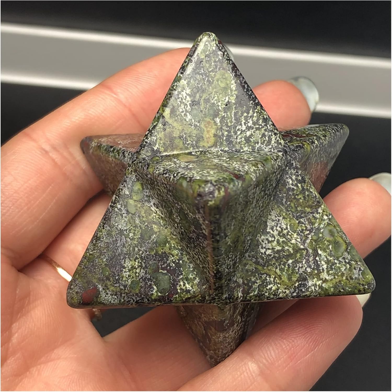 Clear Crystal Quartz Merkaba Star Energy Stones