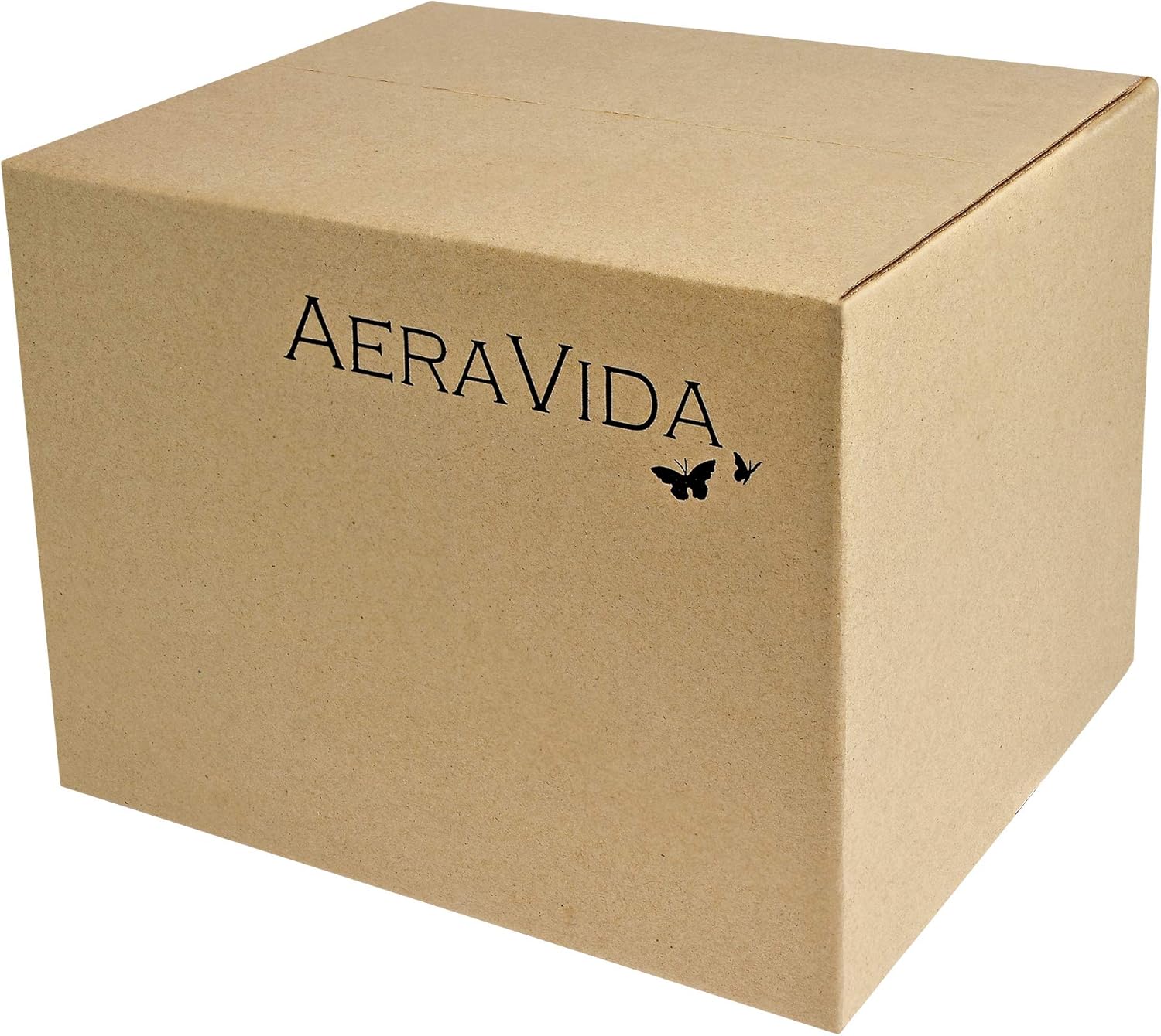 AeraVida Set of 2 Handcarved Mango Wood Vases