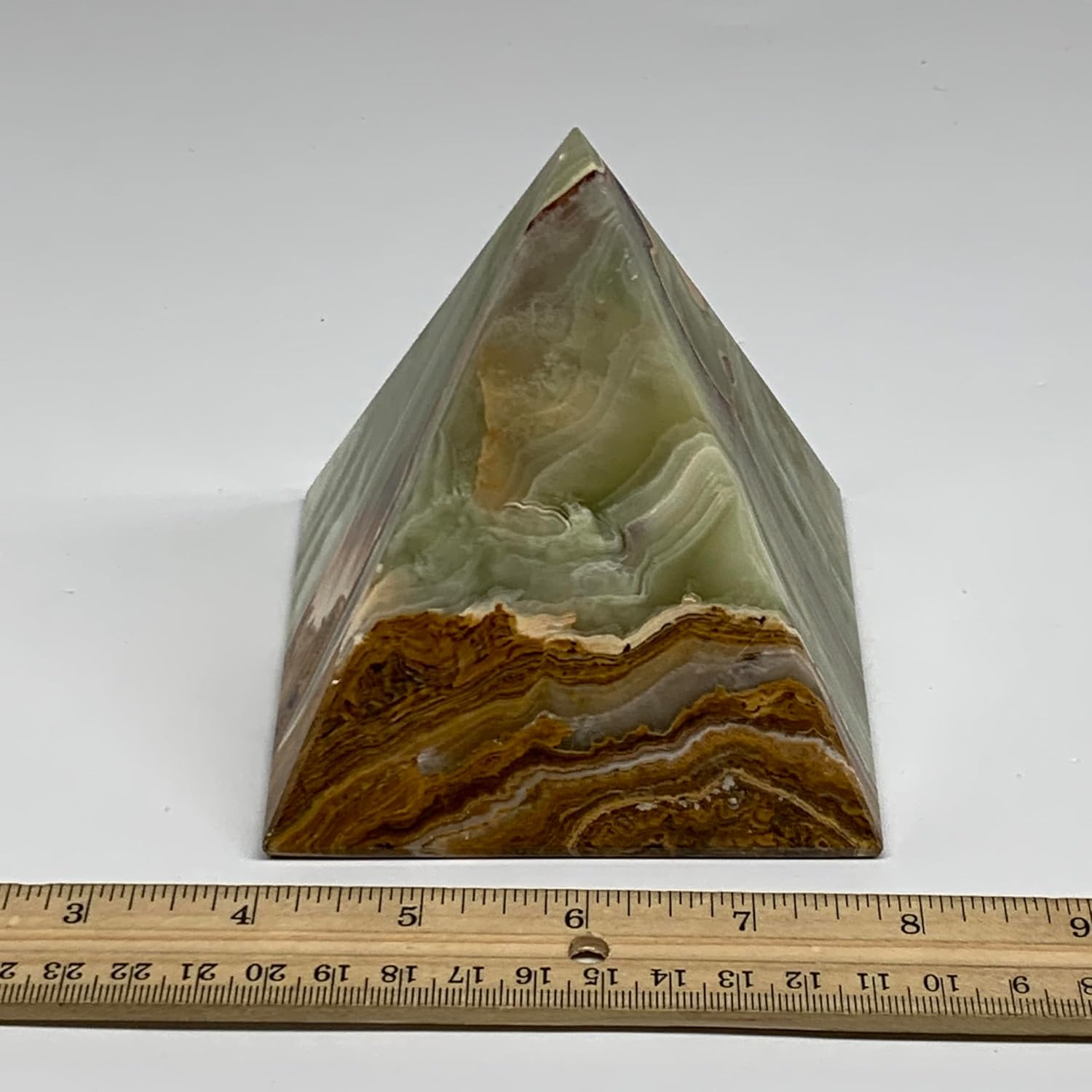 22 Lbs Large Polished Onyx Pyramid from Afghanistan