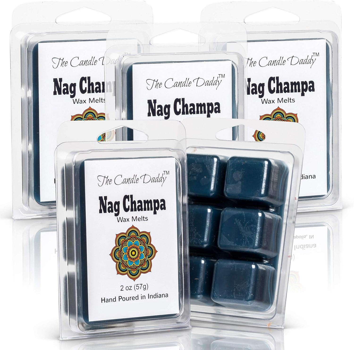 Nag Champa Wax Cubes 5 Packs 10 Ounces 30 Cubes