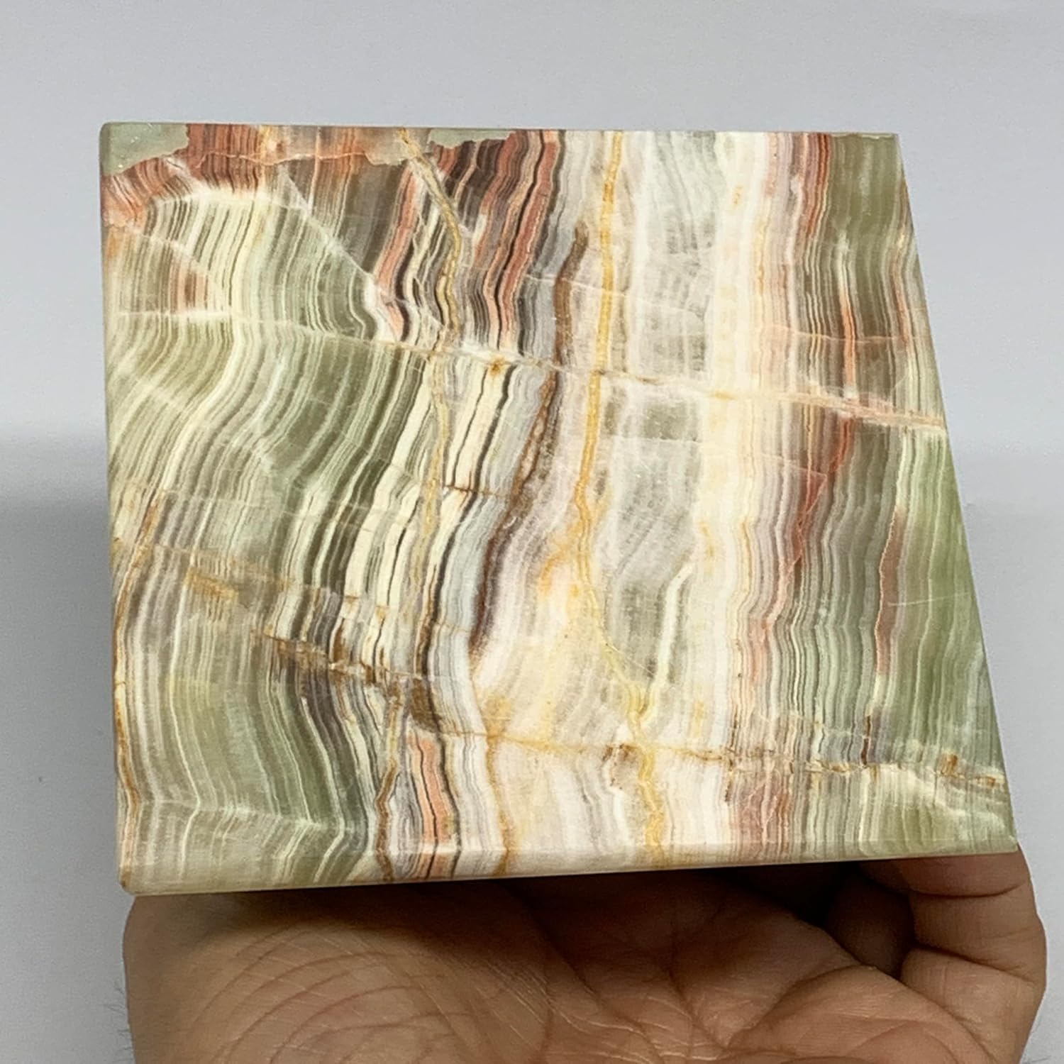 218 Lbs Large Natural Onyx Crystal Pyramid from Afghanistan