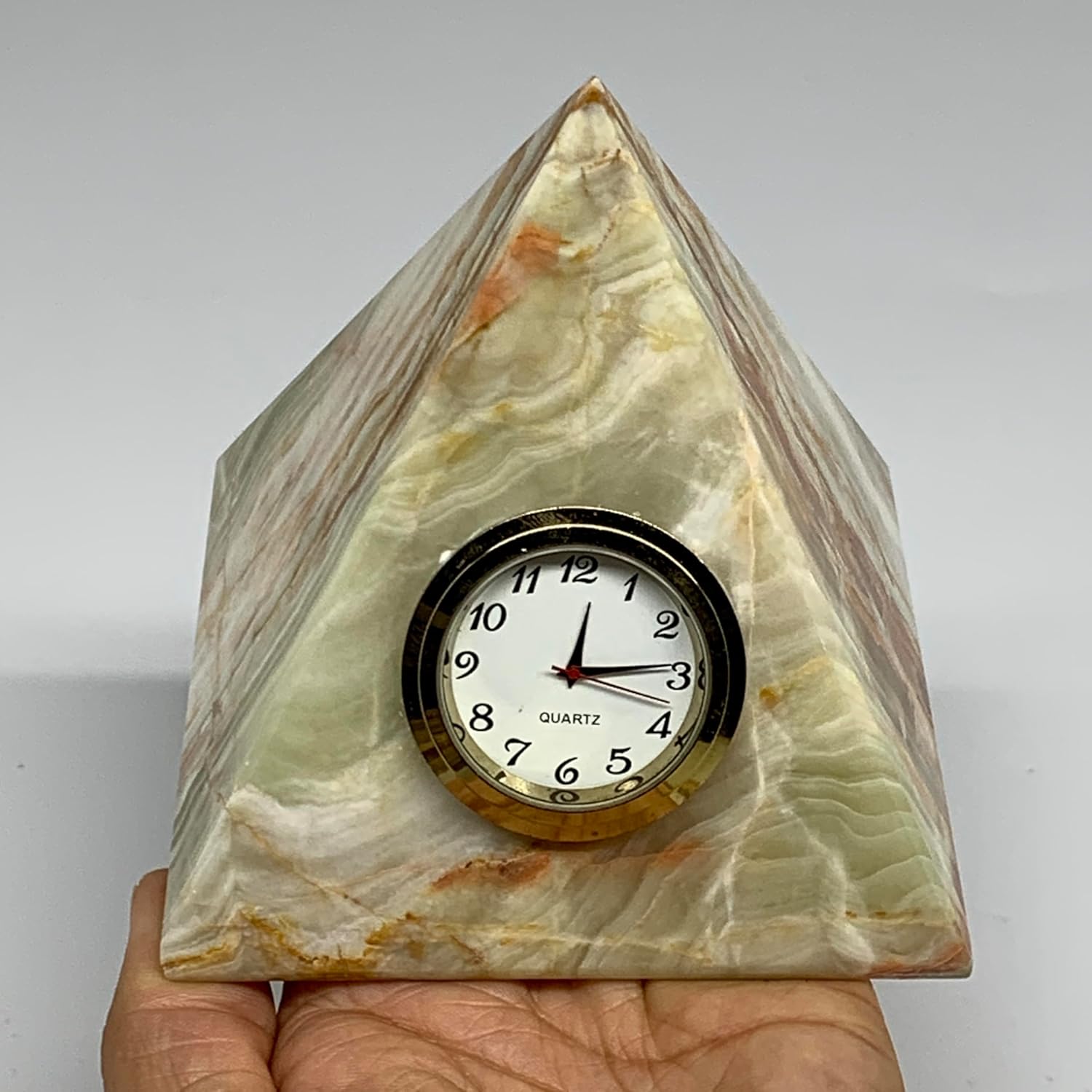 218 Lbs Large Natural Onyx Crystal Pyramid from Afghanistan