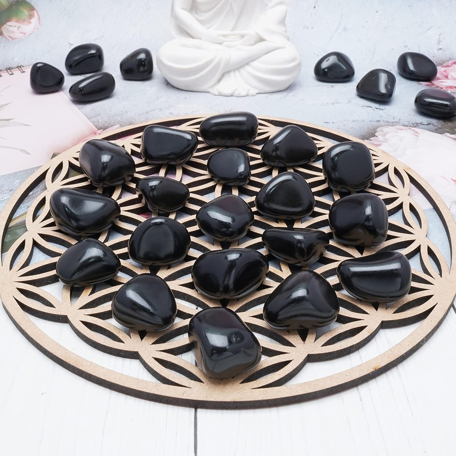 ZAICUS Tumbled Stones Crystal Bulk Healing Rocks