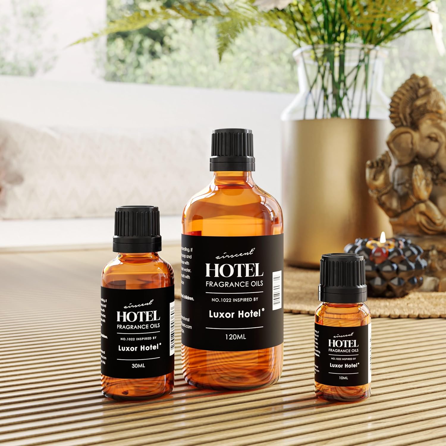 Air-Scent Hotel Diffuser Oil Inspired by The Luxor - 10 mL Glass Bottle with Dropper