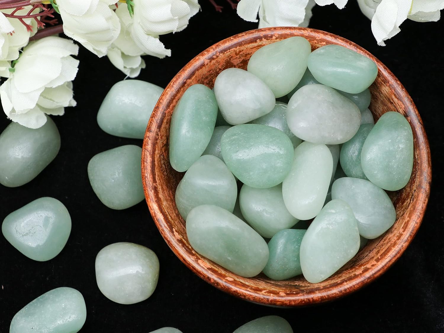 ZAICUS Natural Tumbled Stones and Crystals Bulk