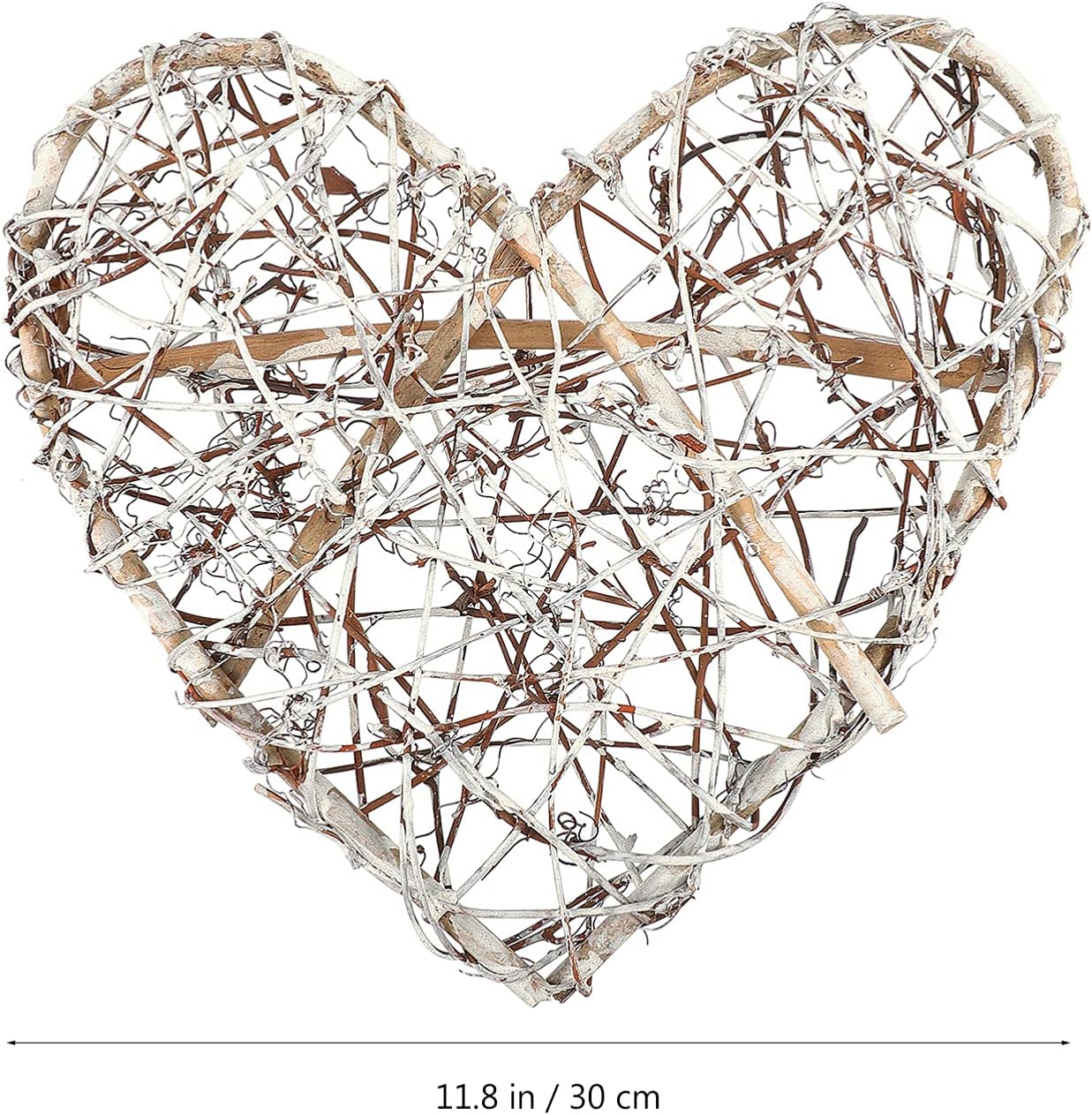 NUOBESTY Heart Shaped Wreath DIY Craft Project