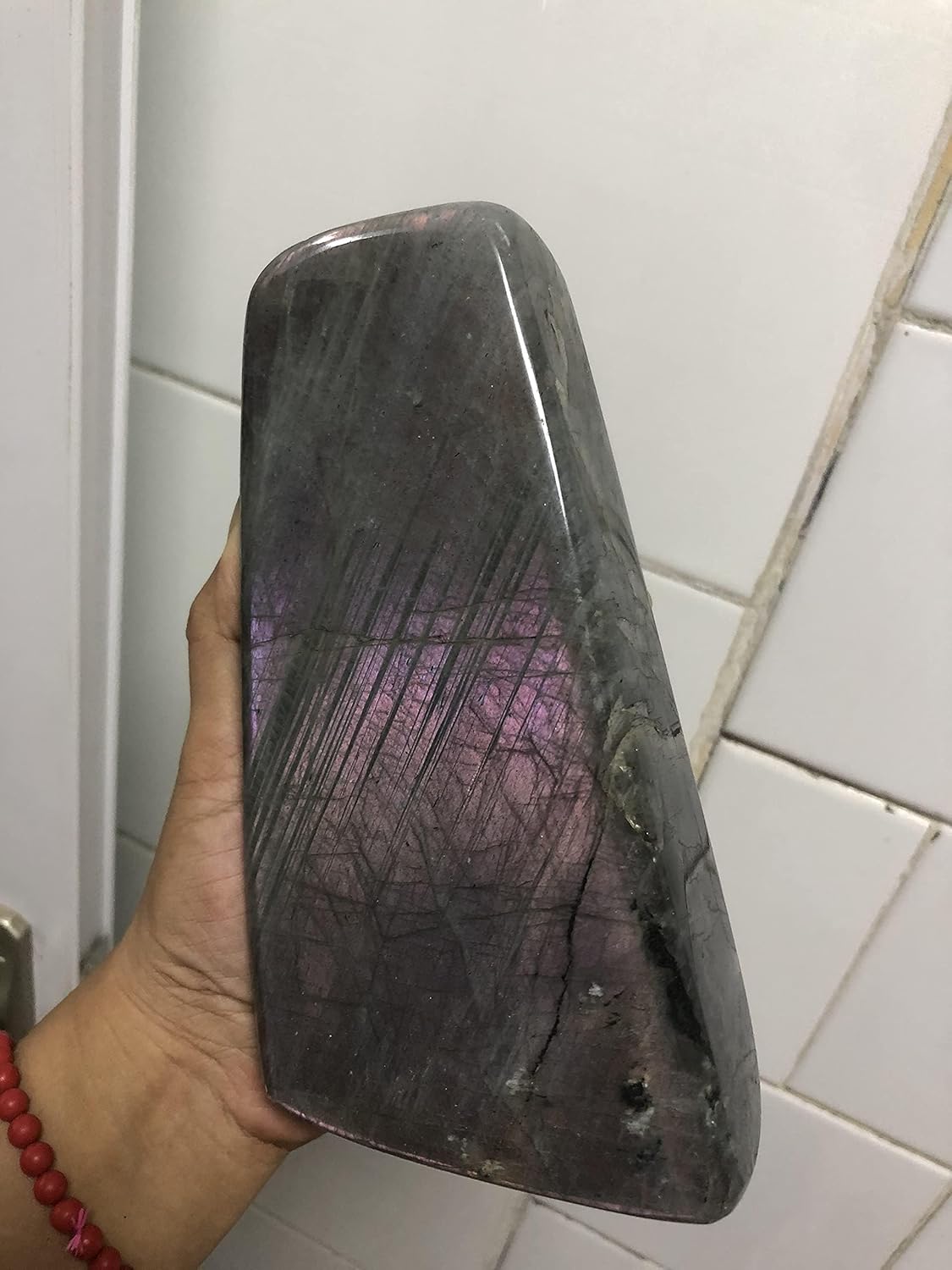 Blue Labradorite Freeform Stone for Home Decor