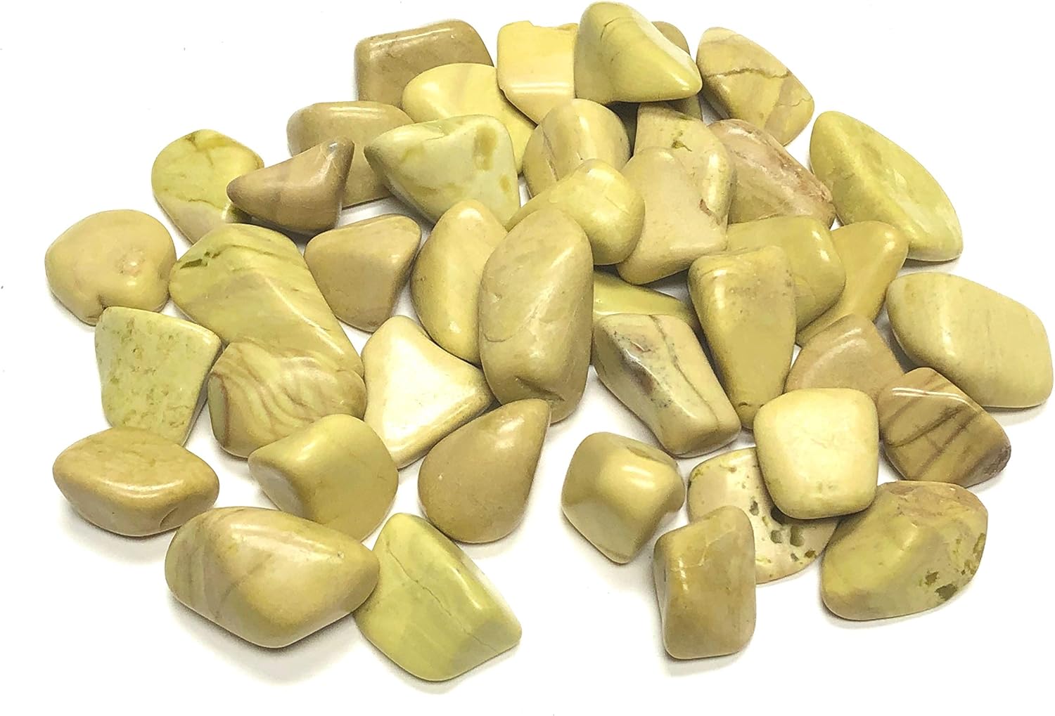 Tumbled Serpentine Stones 3 Pounds