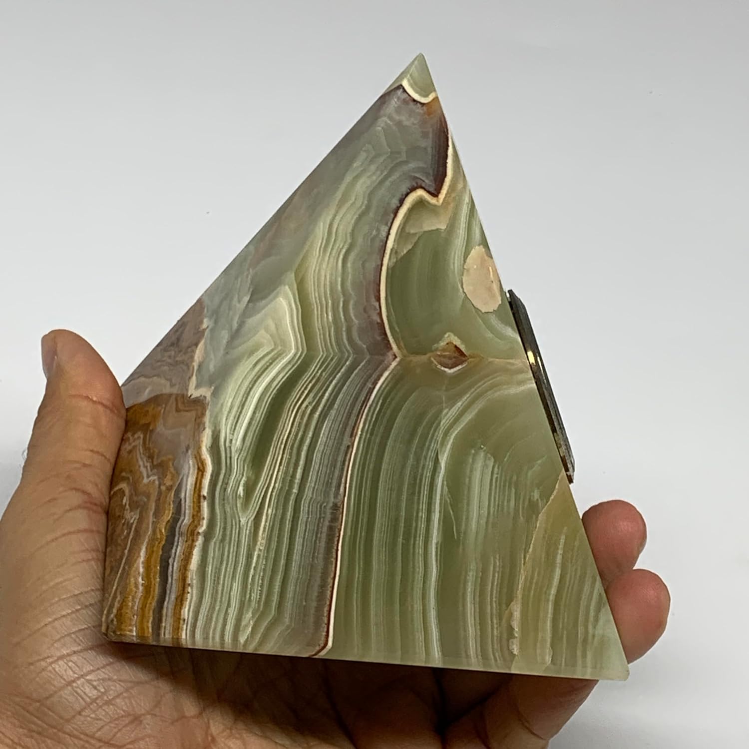 23 Lbs Large Natural Onyx Crystal Pyramid from Afghanistan