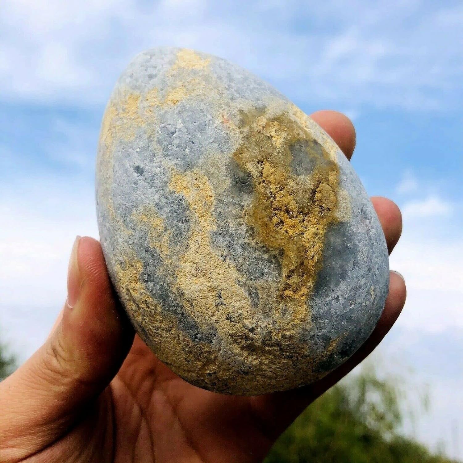 PEKMAR Natural Blue Lapis Lazuli Crystal Geode 300-400g Home Decor