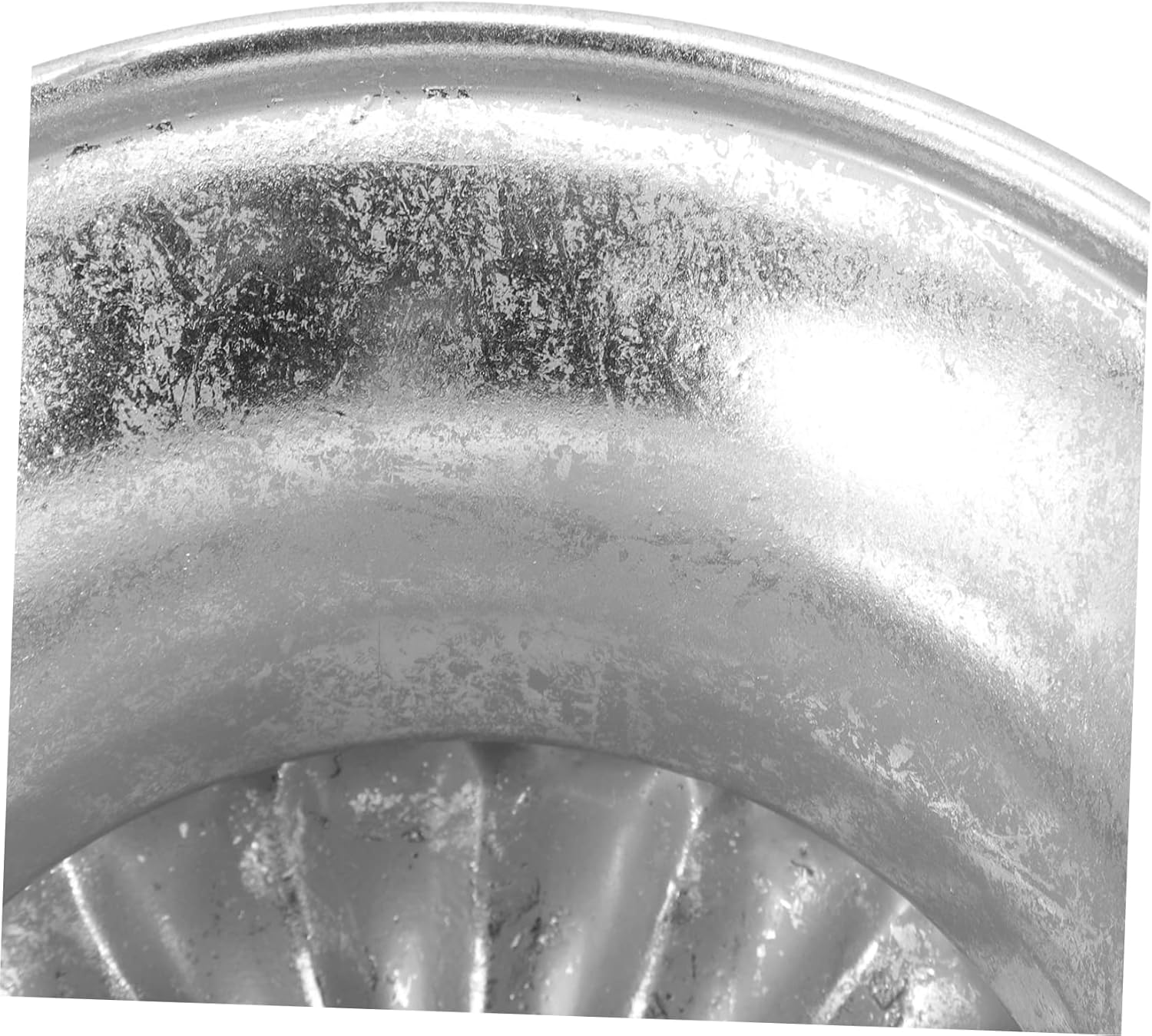 Unique Surface Silver Vase Decor for Plant and Flowers