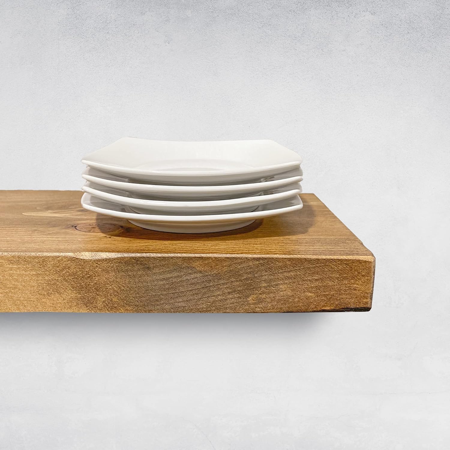 URBANDI Rustic Floating Shelves Set of 2