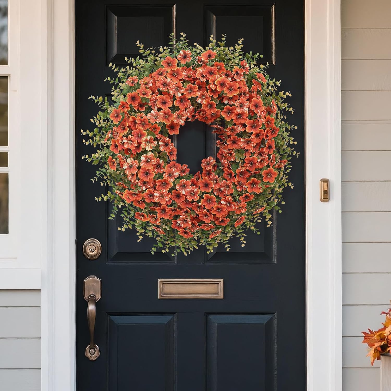 26 Inch Fall Wreath for Front Door Autumn Decor