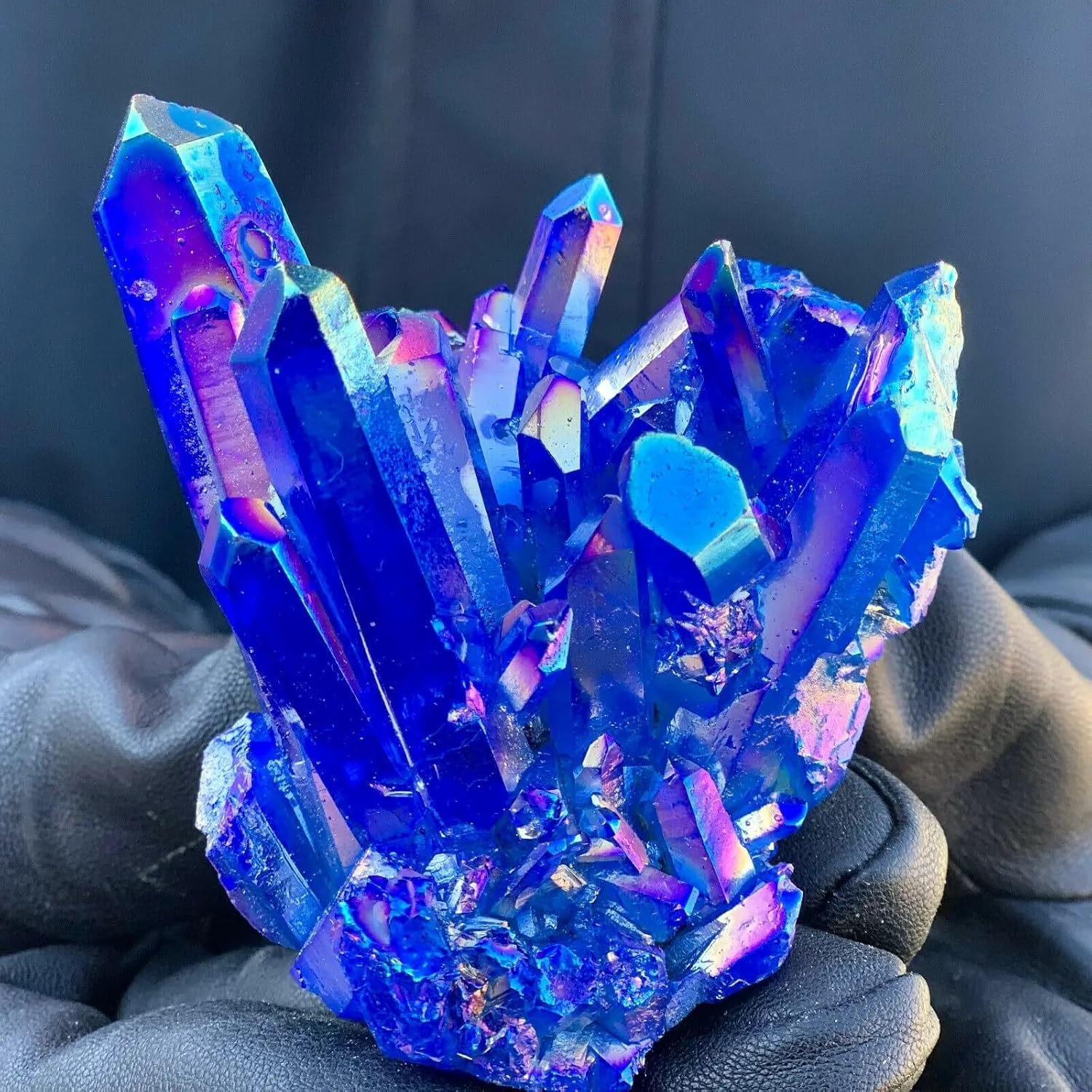 KatLin Blue Angel Crystal Cluster Healing Ornament