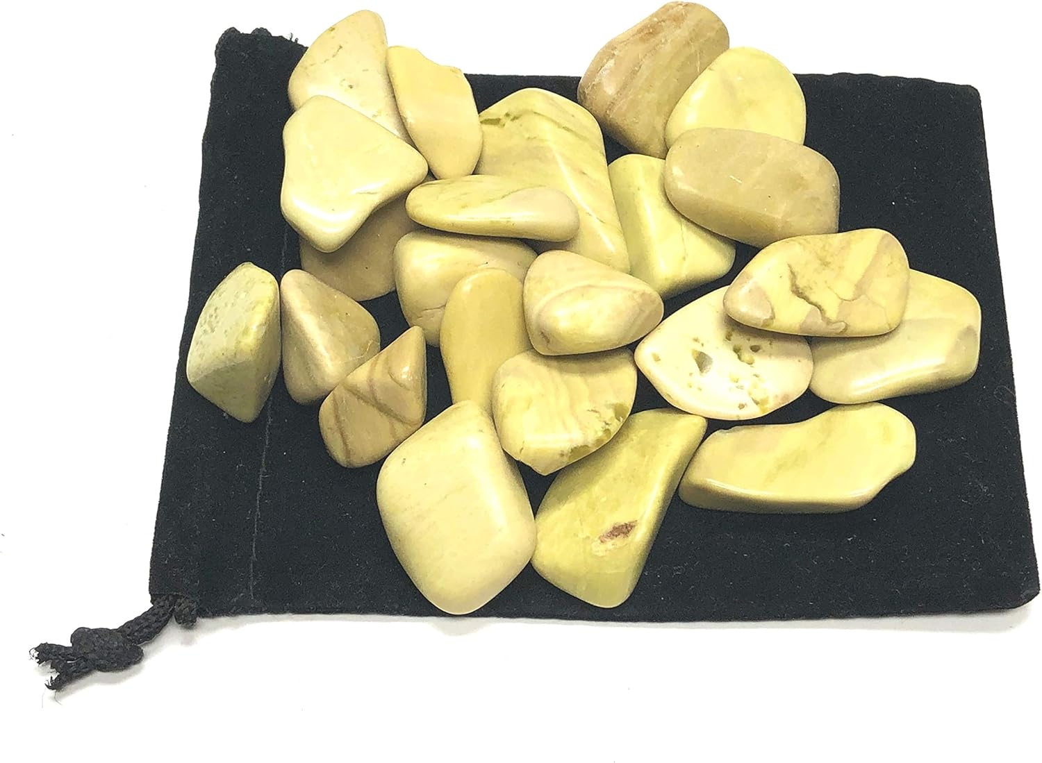 Tumbled Serpentine Stones 3 Pounds