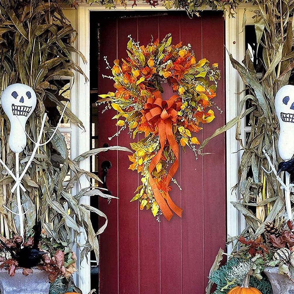 Handmade Eucalyptus Autumn Wreath for Front Door