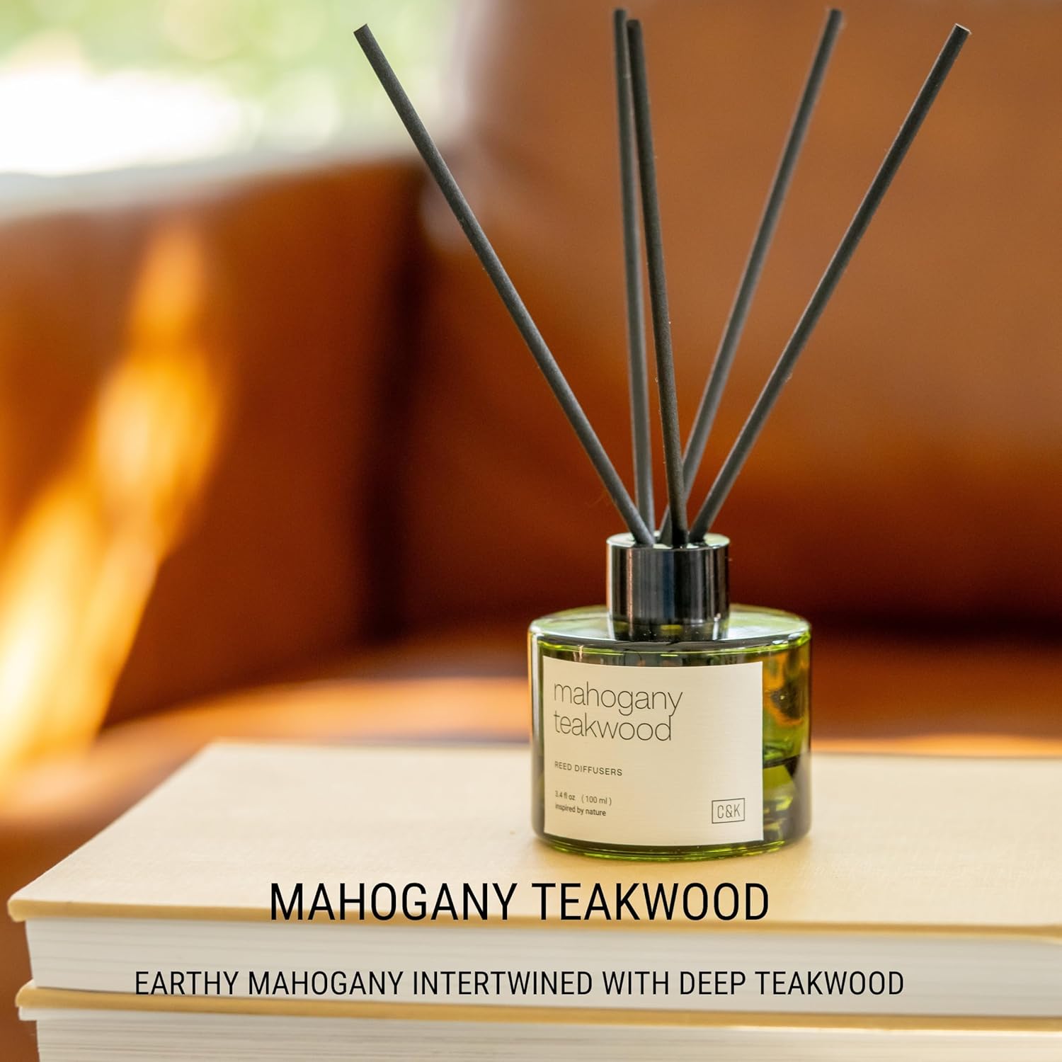 Craft Kin Reed Diffuser Set Oakwood Mahogany Vetiver