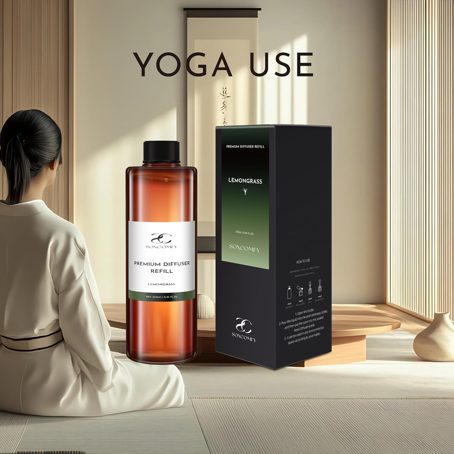 Lemongrass Diffuser Oil - 845 Floz Luxury Home Fragrance