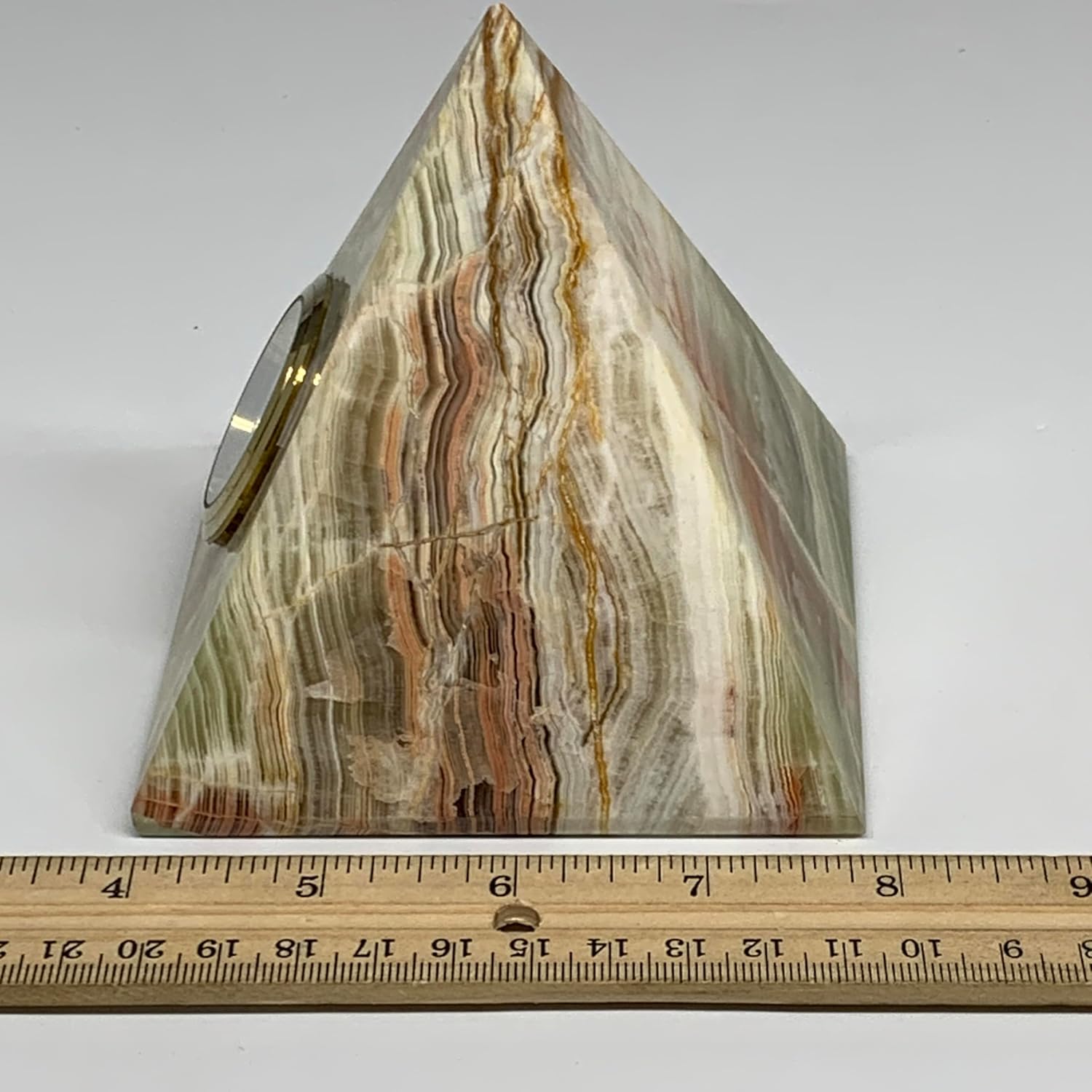 218 Lbs Large Natural Onyx Crystal Pyramid from Afghanistan