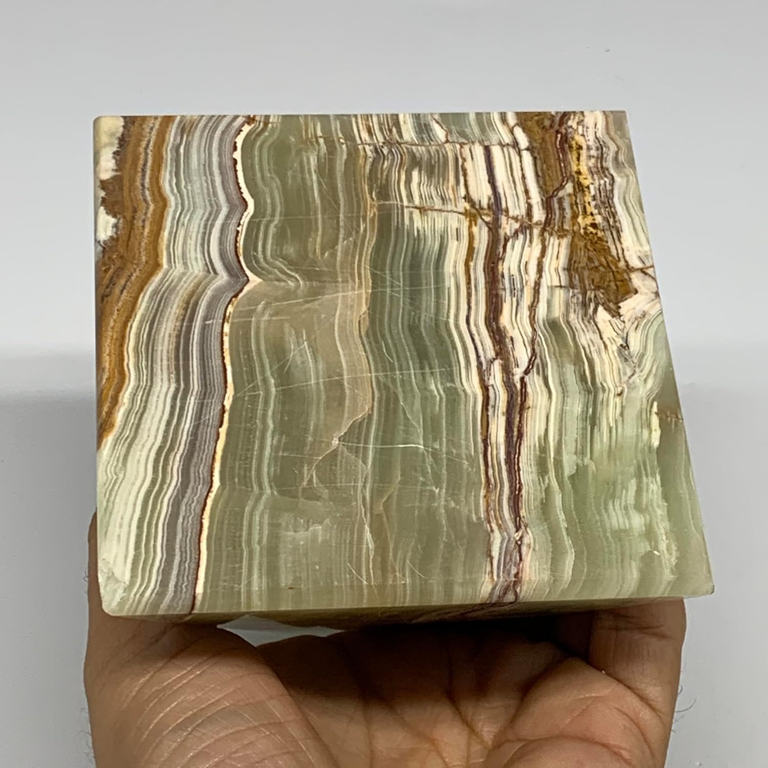 22 Lbs Large Polished Onyx Pyramid from Afghanistan