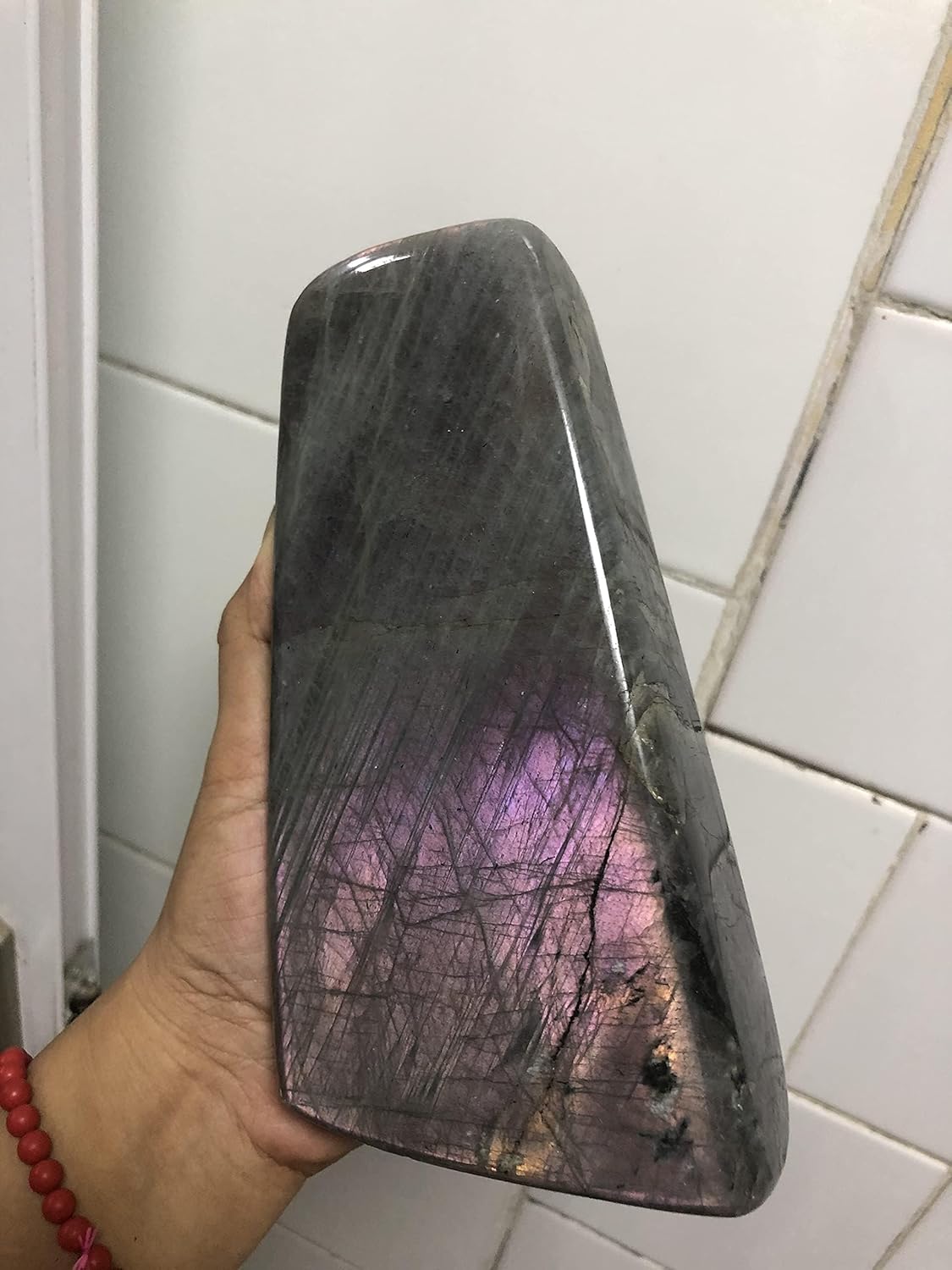 Blue Labradorite Freeform Stone for Home Decor