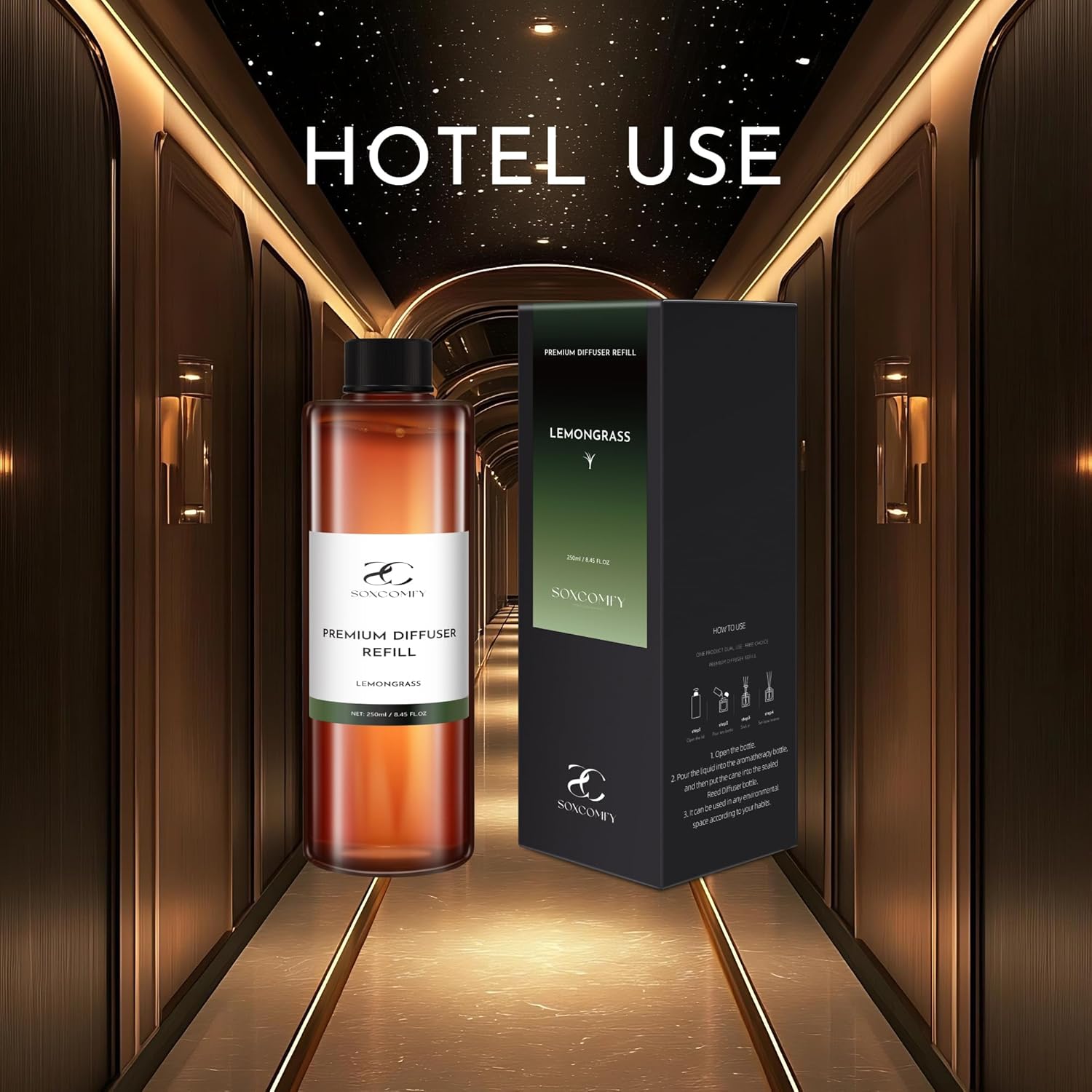 Lemongrass Diffuser Oil - 845 Floz Luxury Home Fragrance