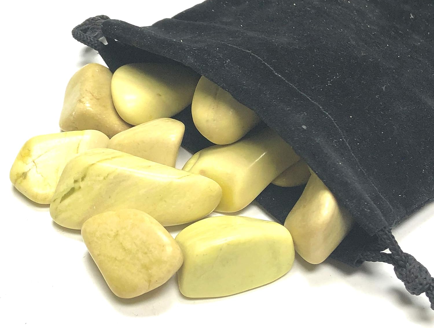 Tumbled Serpentine Stones 3 Pounds