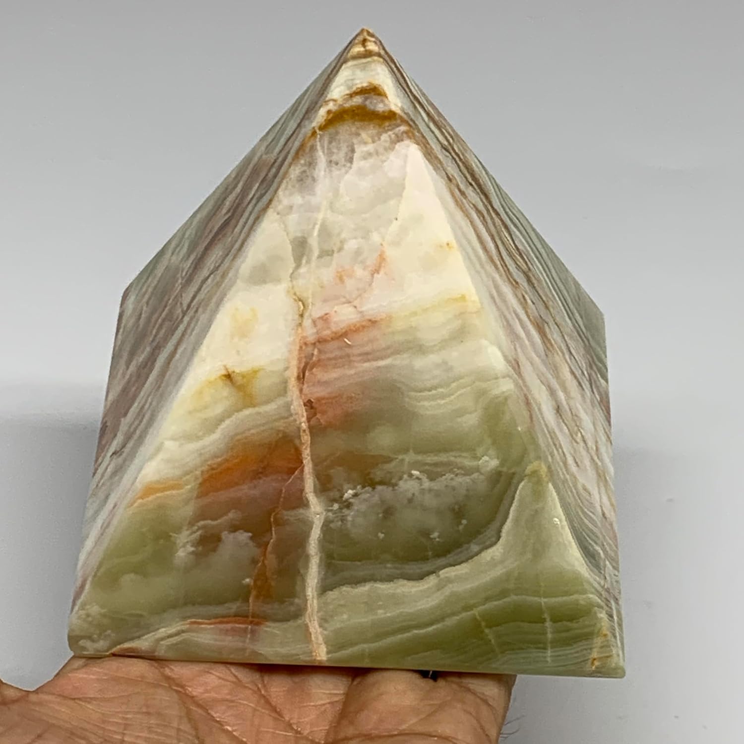 218 Lbs Large Natural Onyx Crystal Pyramid from Afghanistan