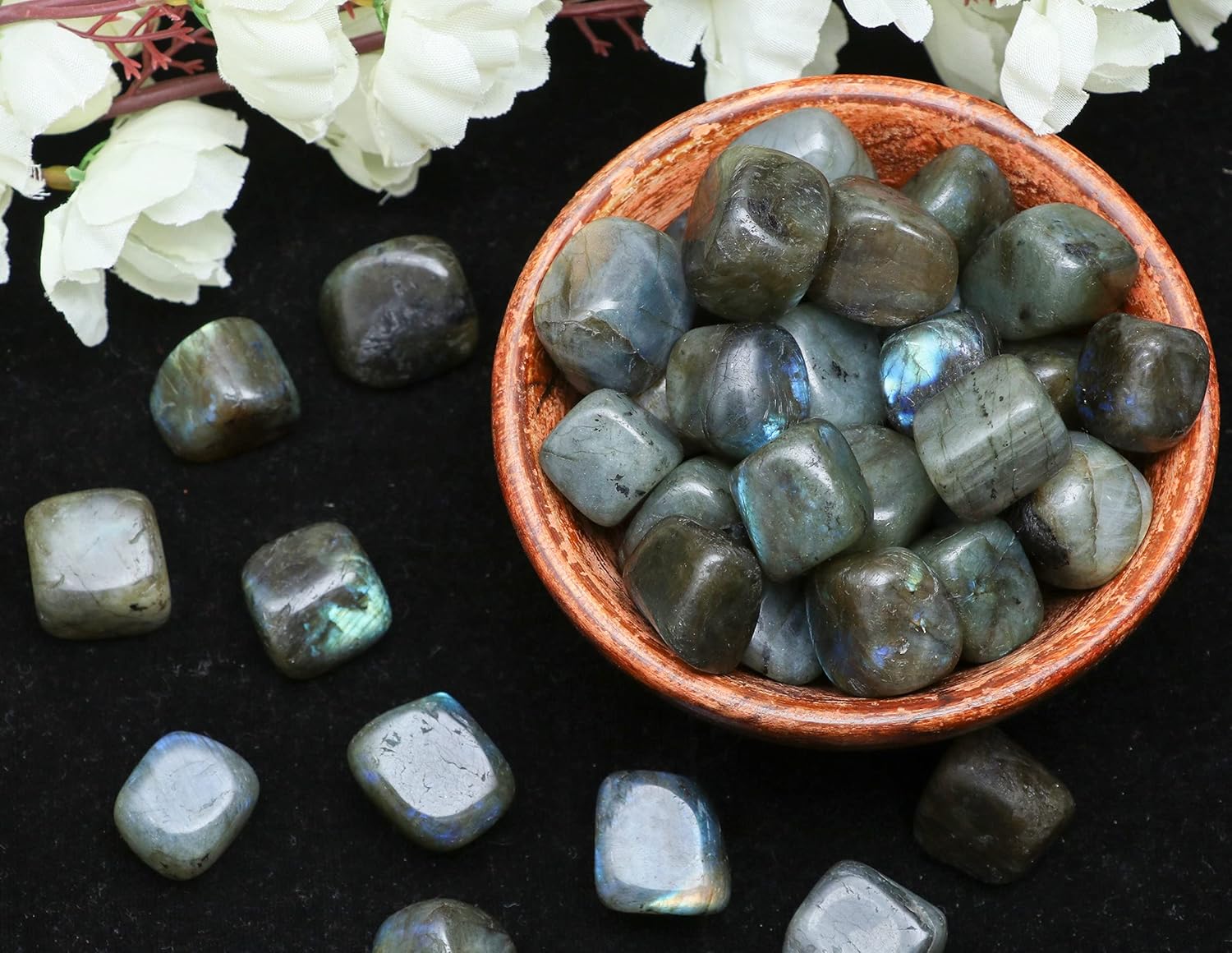 ZAICUS Tumbled Stones Crystal Bulk Set for Healing