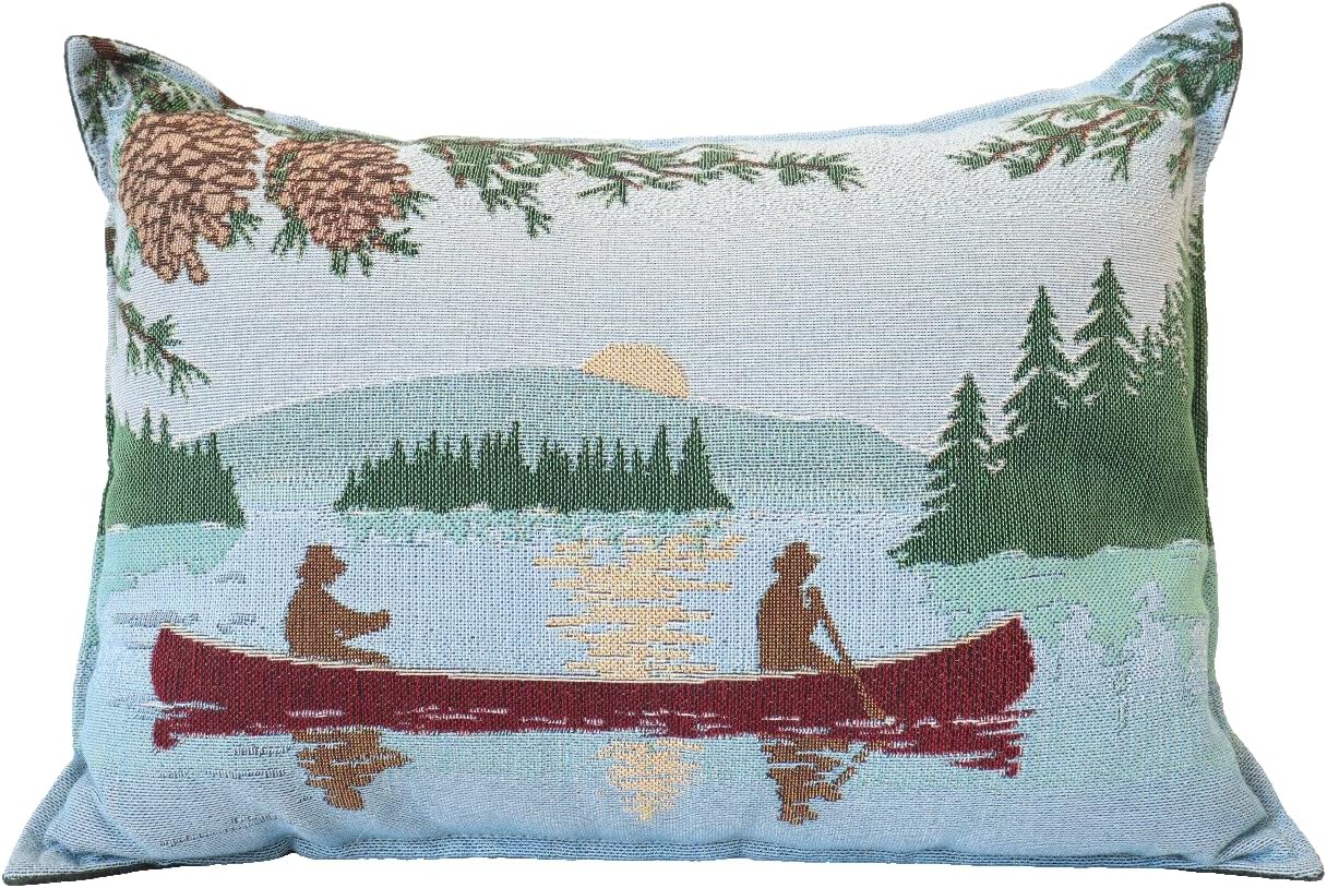 Lake Canoe Tapestry Balsam Fir Filled Pillow Sachet
