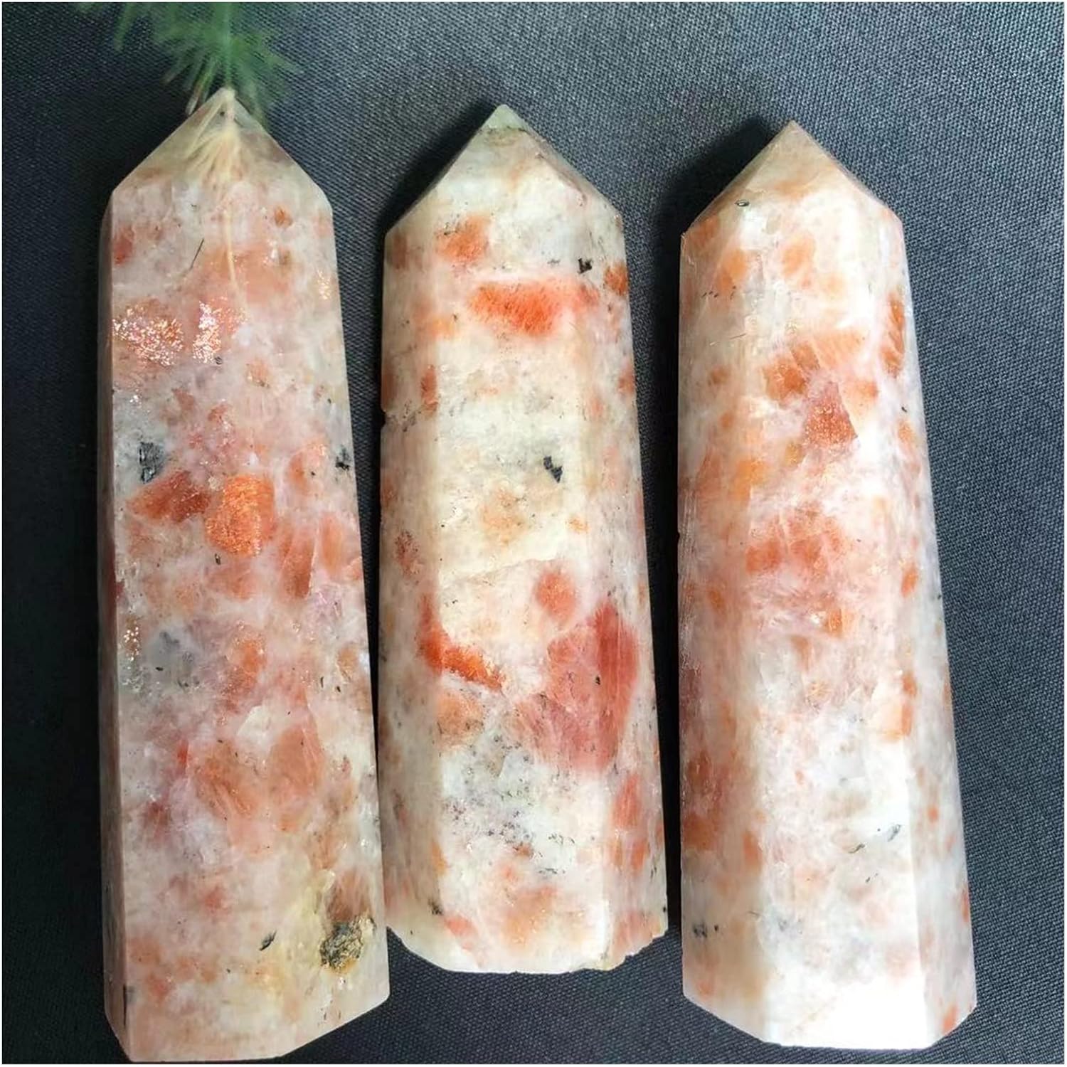 DOUKI Natural Crystal Sun Stone for Home Office Decoration