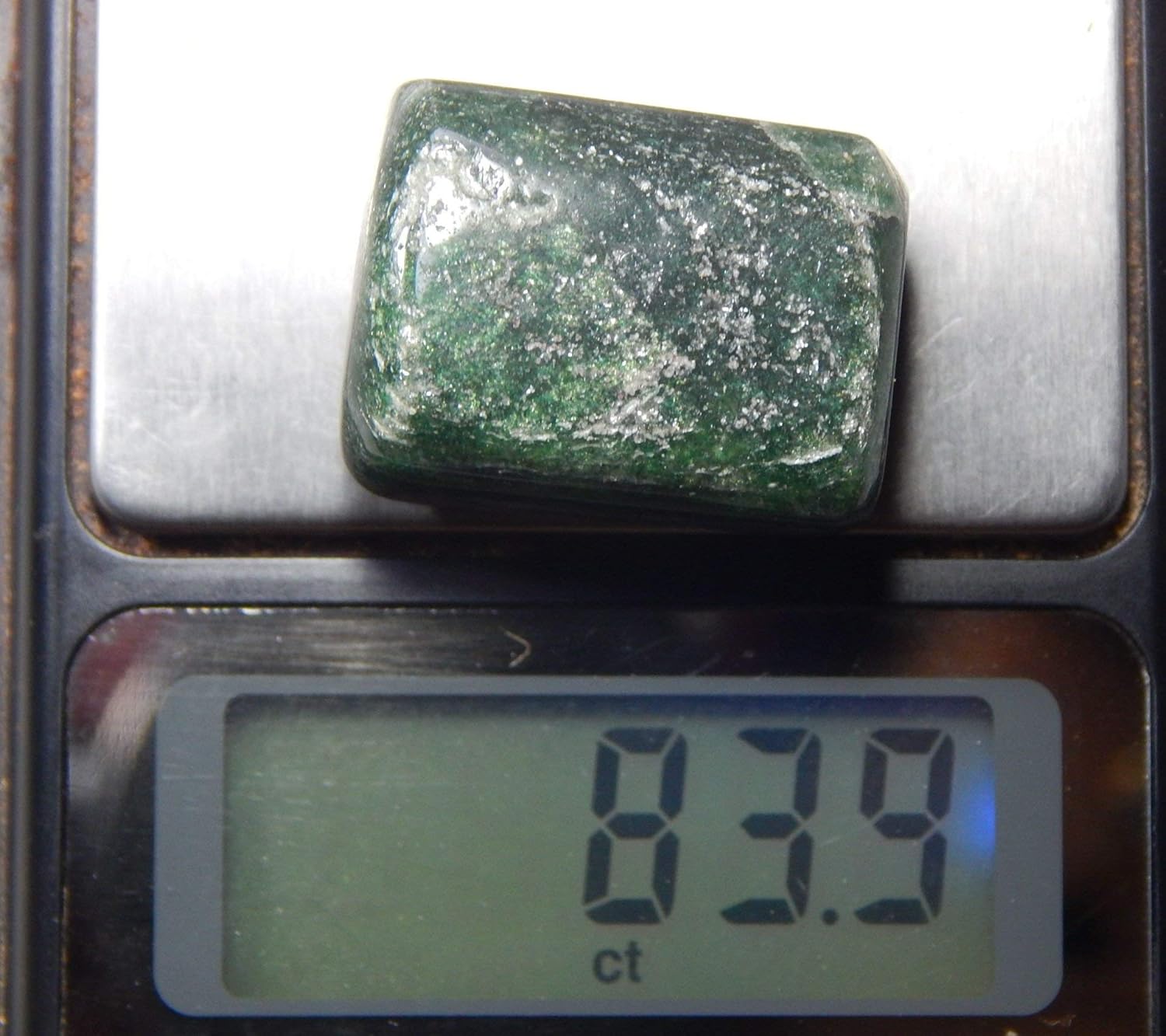 XuetzalcoatL Tumbled Green Jade Stone 839 Cts
