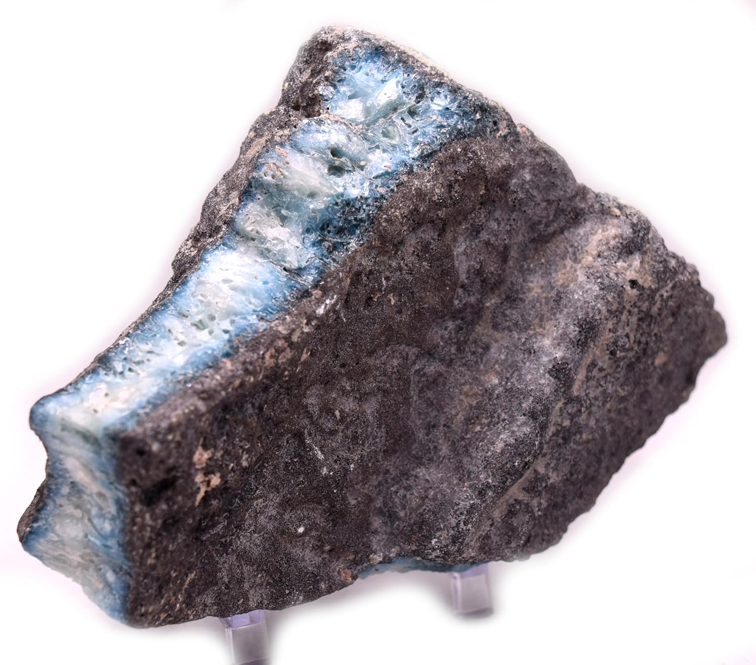 6 Rare Blue Dumortierite Cluster Rough Natural Crystal Mineral Collectible Specimen - Sumatra Indonesia