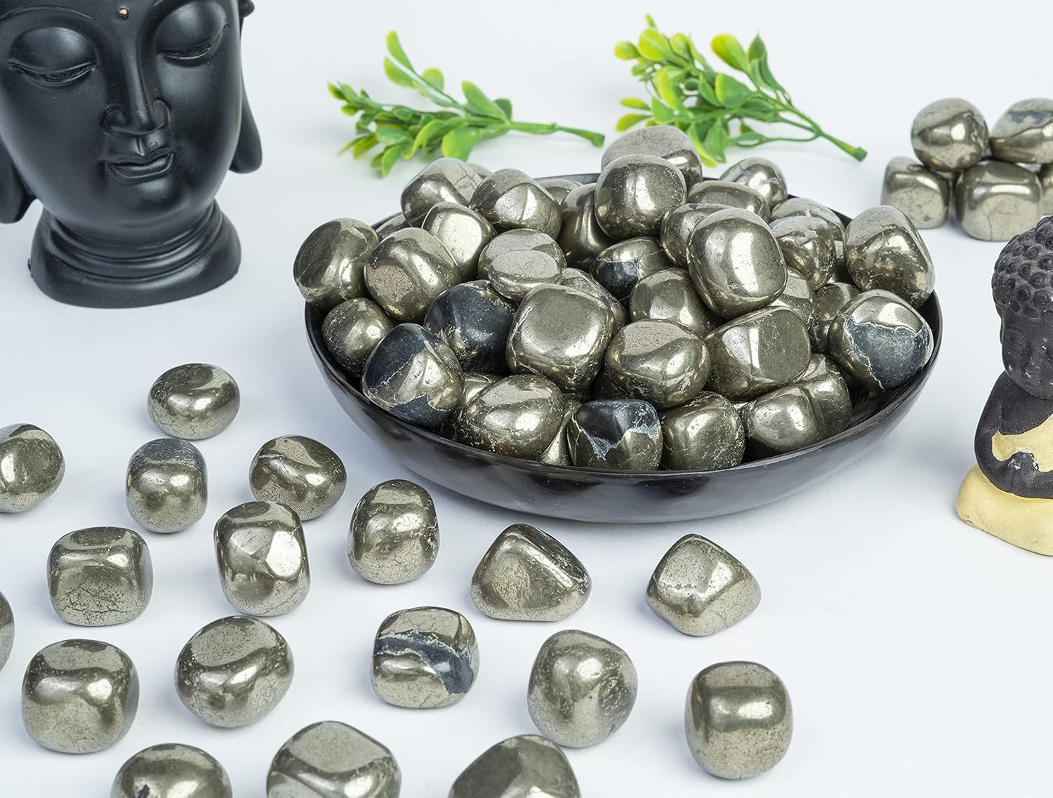 ZAICUS Tumbled Stones Crystal Bulk Set for Feng Shui and Healing