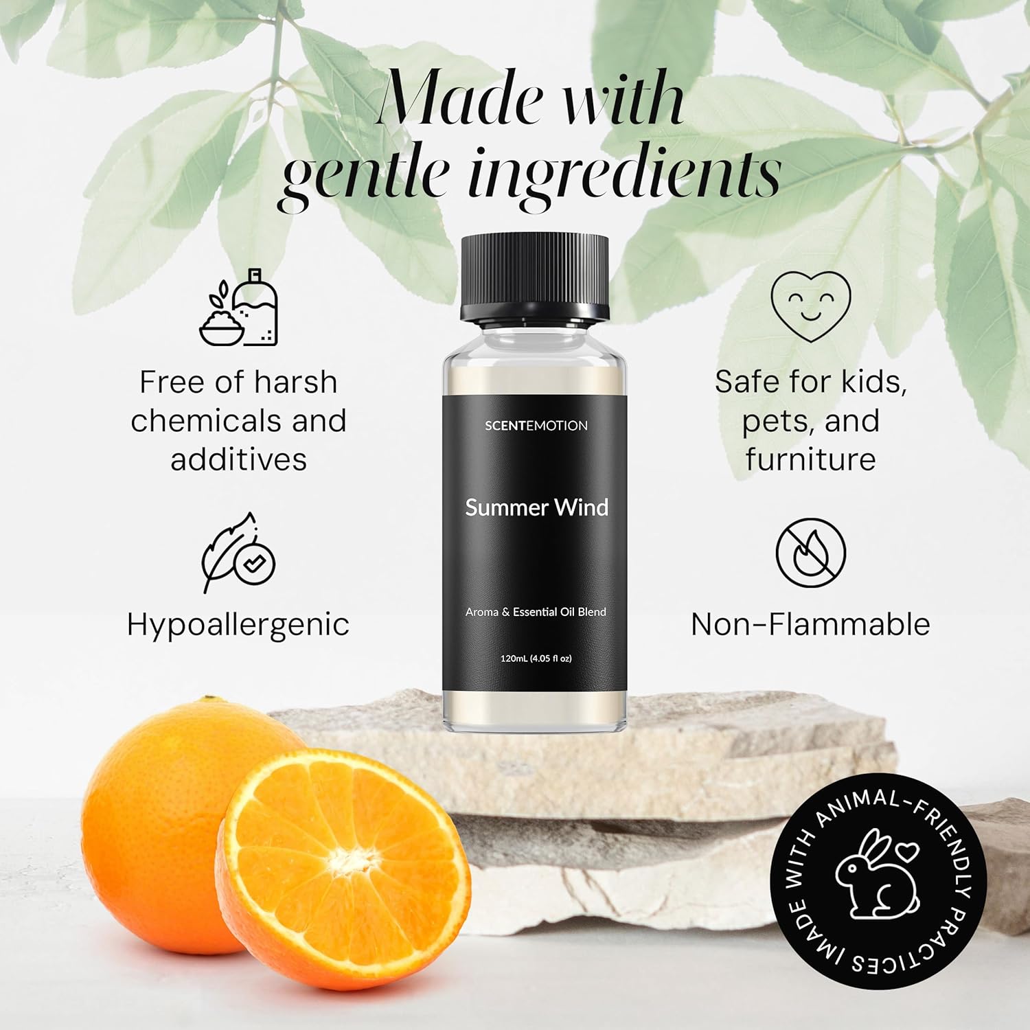 Summer Wind Essential Diffuser Oil - Citrus Green Tea and Orange Aroma