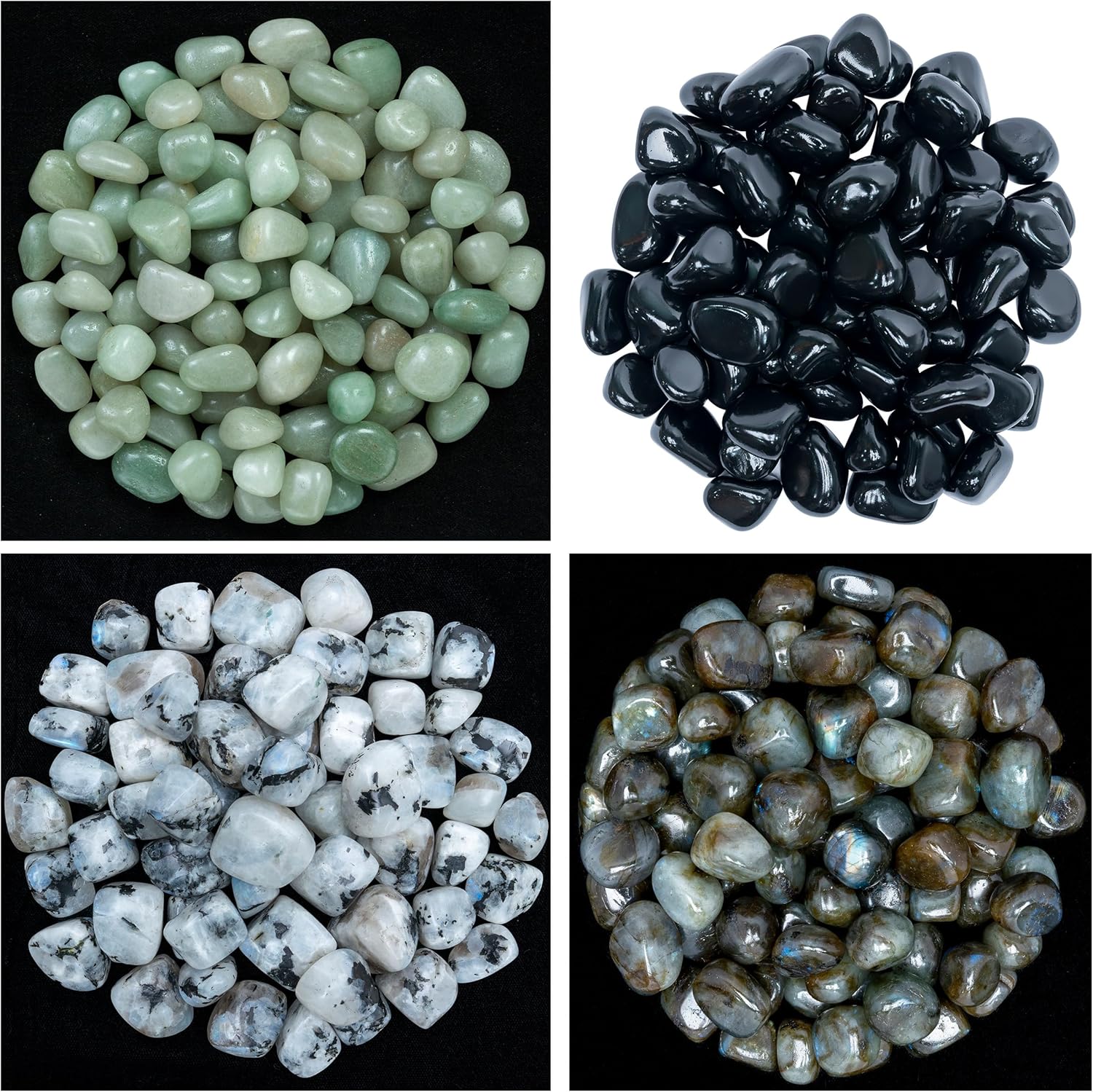 ZAICUS Tumbled Stones Crystal Bulk Set for Healing