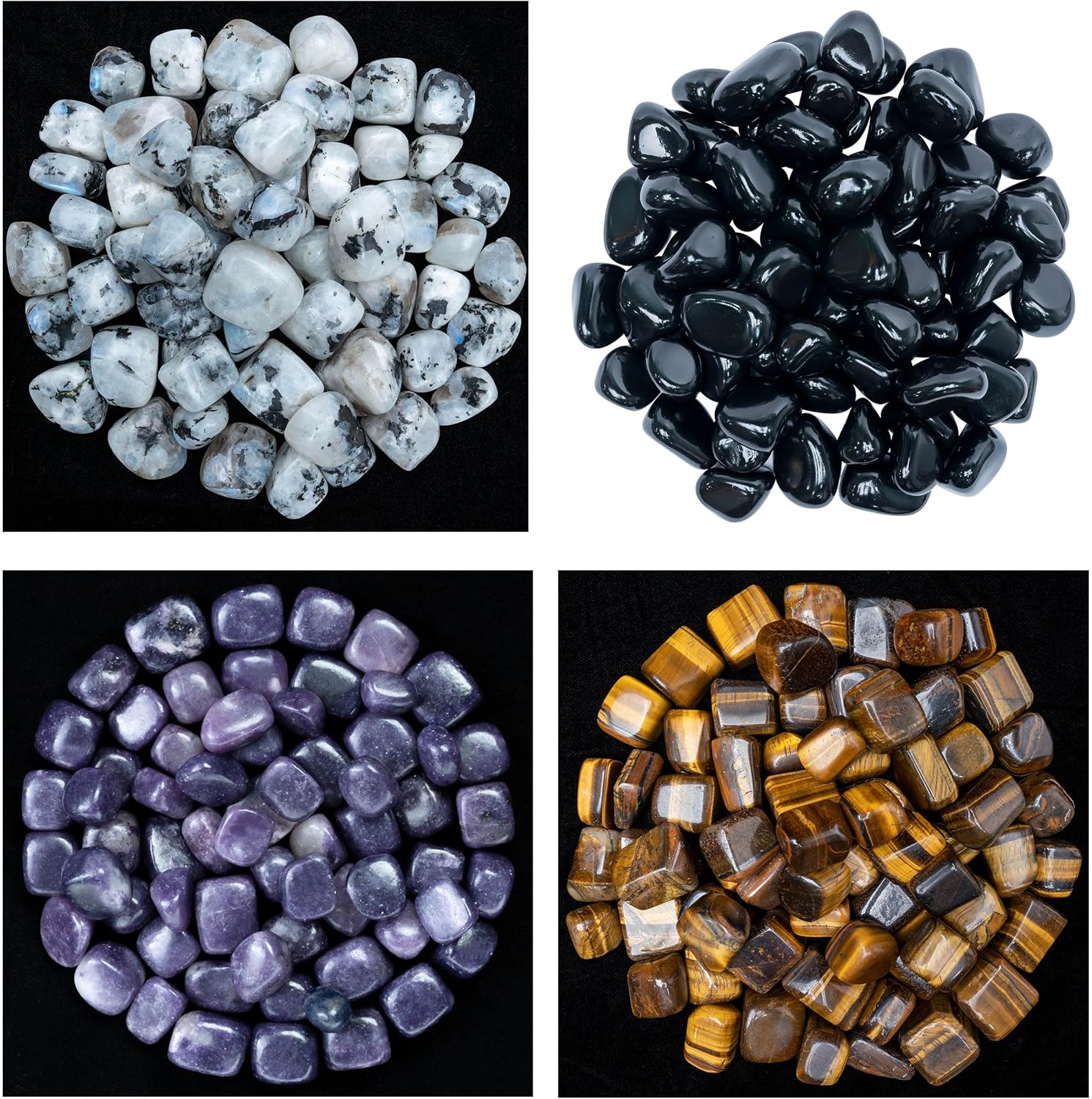 ZAICUS Tumbled Stones Crystal Bulk Set