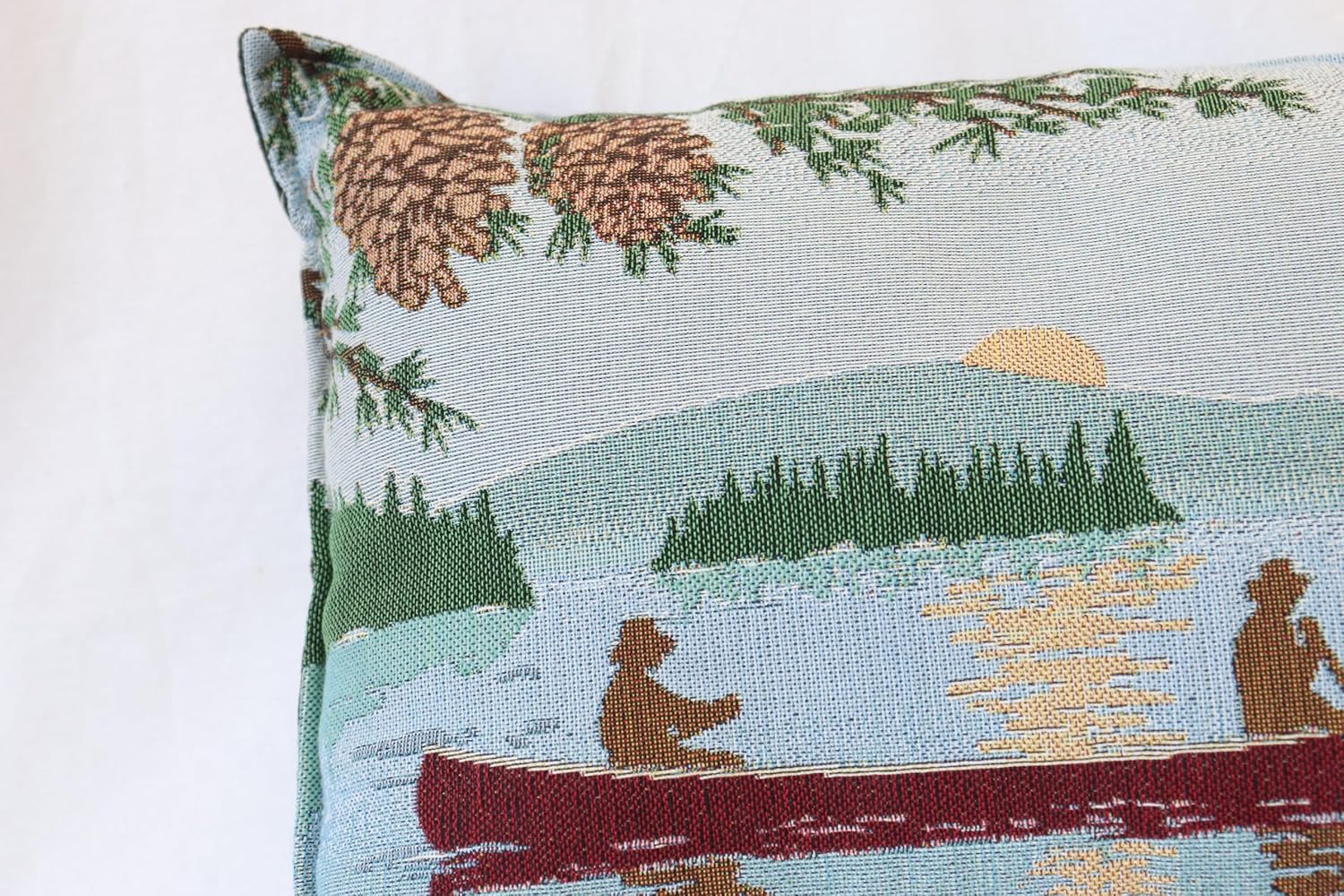 Lake Canoe Tapestry Balsam Fir Filled Pillow Sachet
