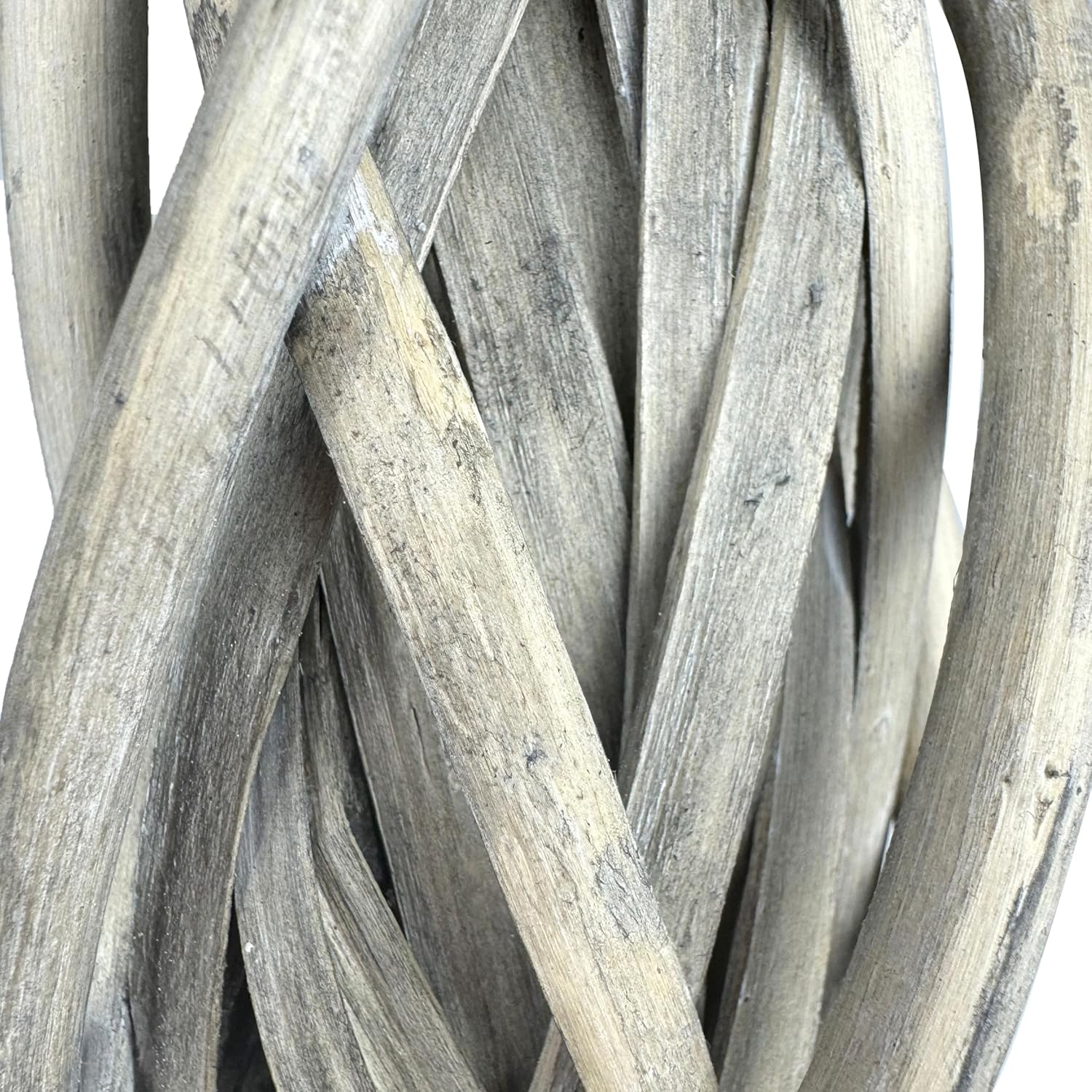 18 Inch Gray Rattan Wreath Ready to Decorate