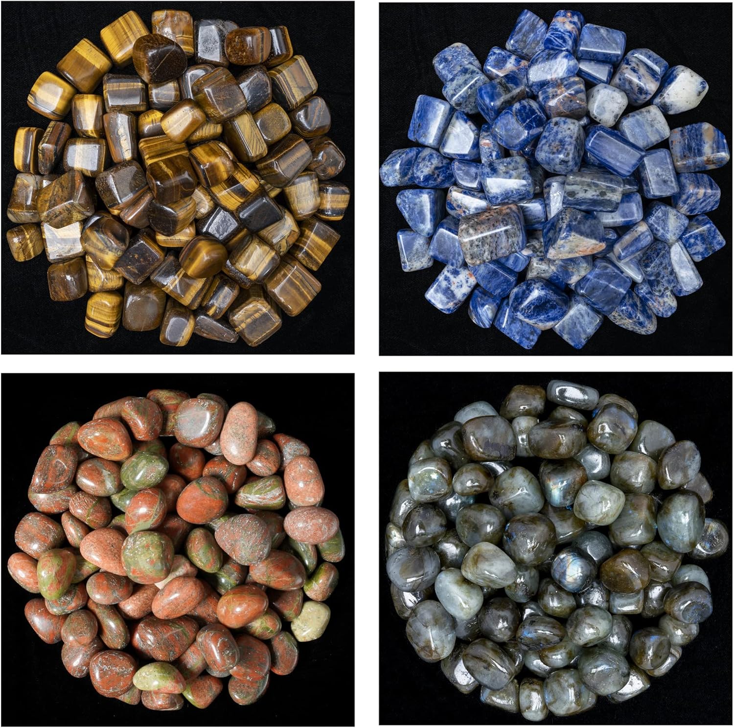 ZAICUS Tumbled Stones for Vase Filler and Decor