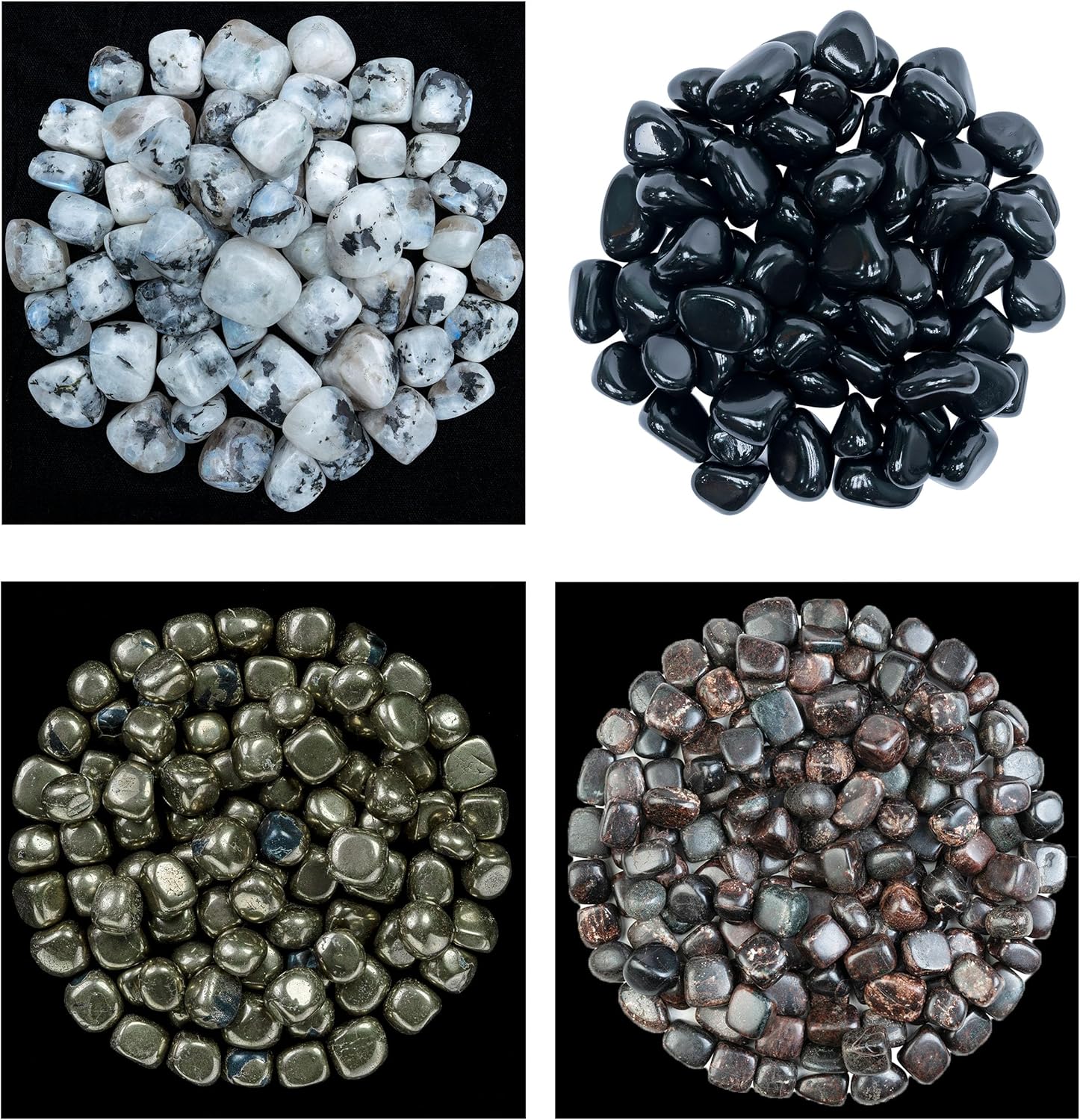ZAICUS Tumbled Stones Crystal Bulk Set for Feng Shui and Healing