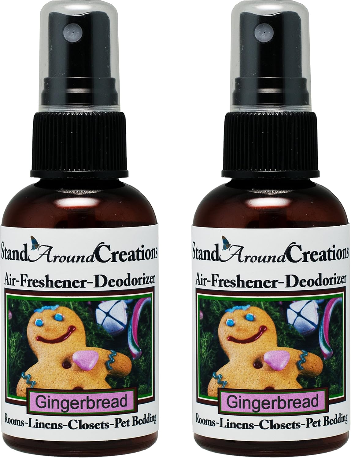 Set of 2 Gingerbread Concentrated Room Spray