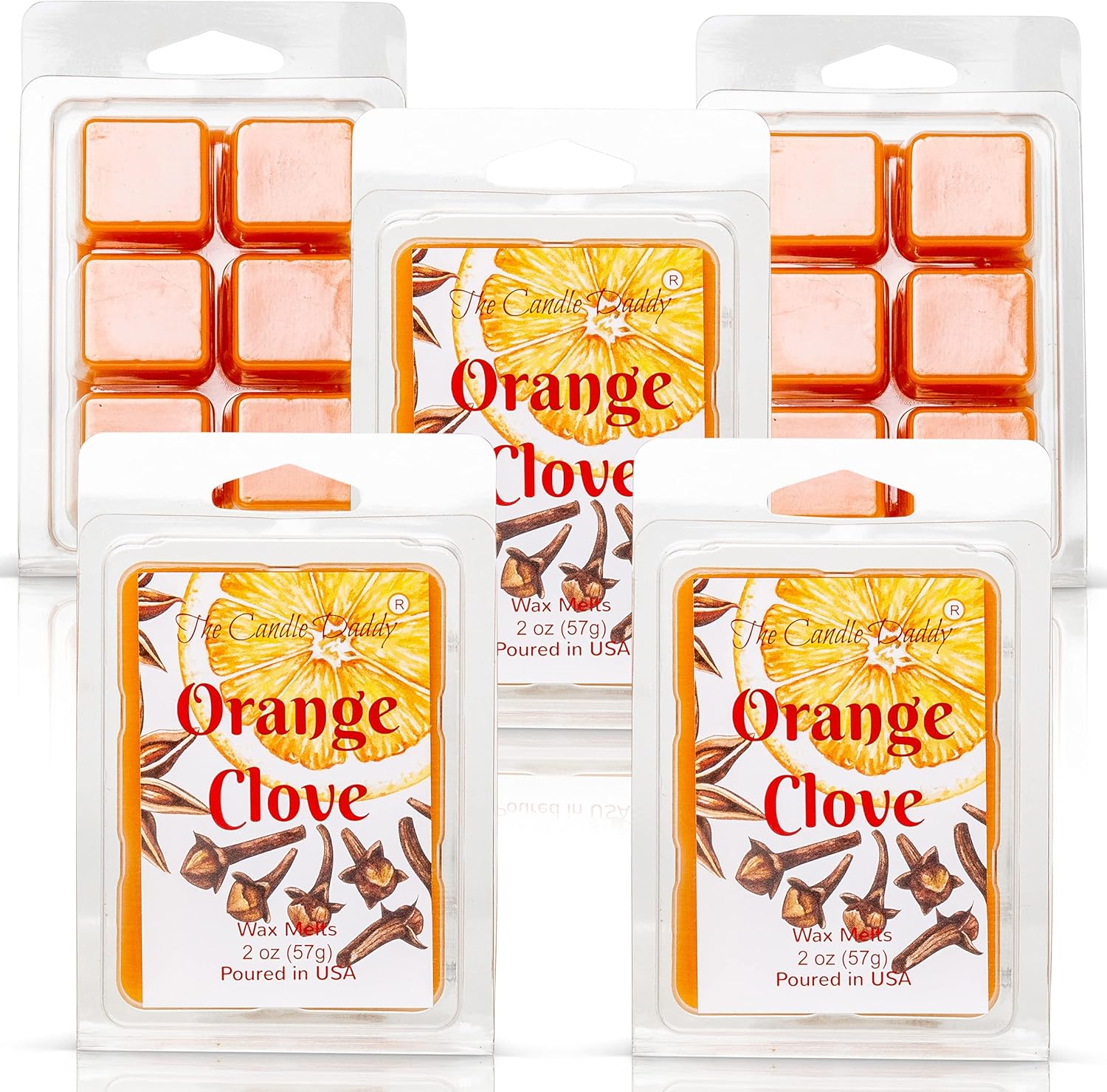 The Candle Daddy Orange Clove Spicy Citrus Scented Wax Cubes