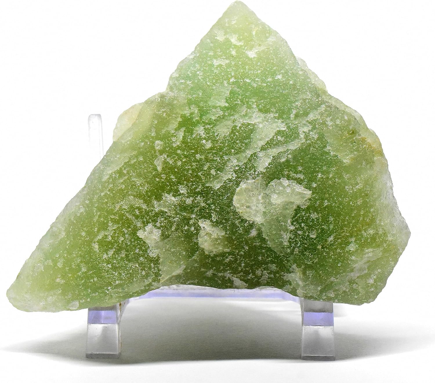 215g Green Prasiolite Rough Stone Natural Quartz Specimen from India